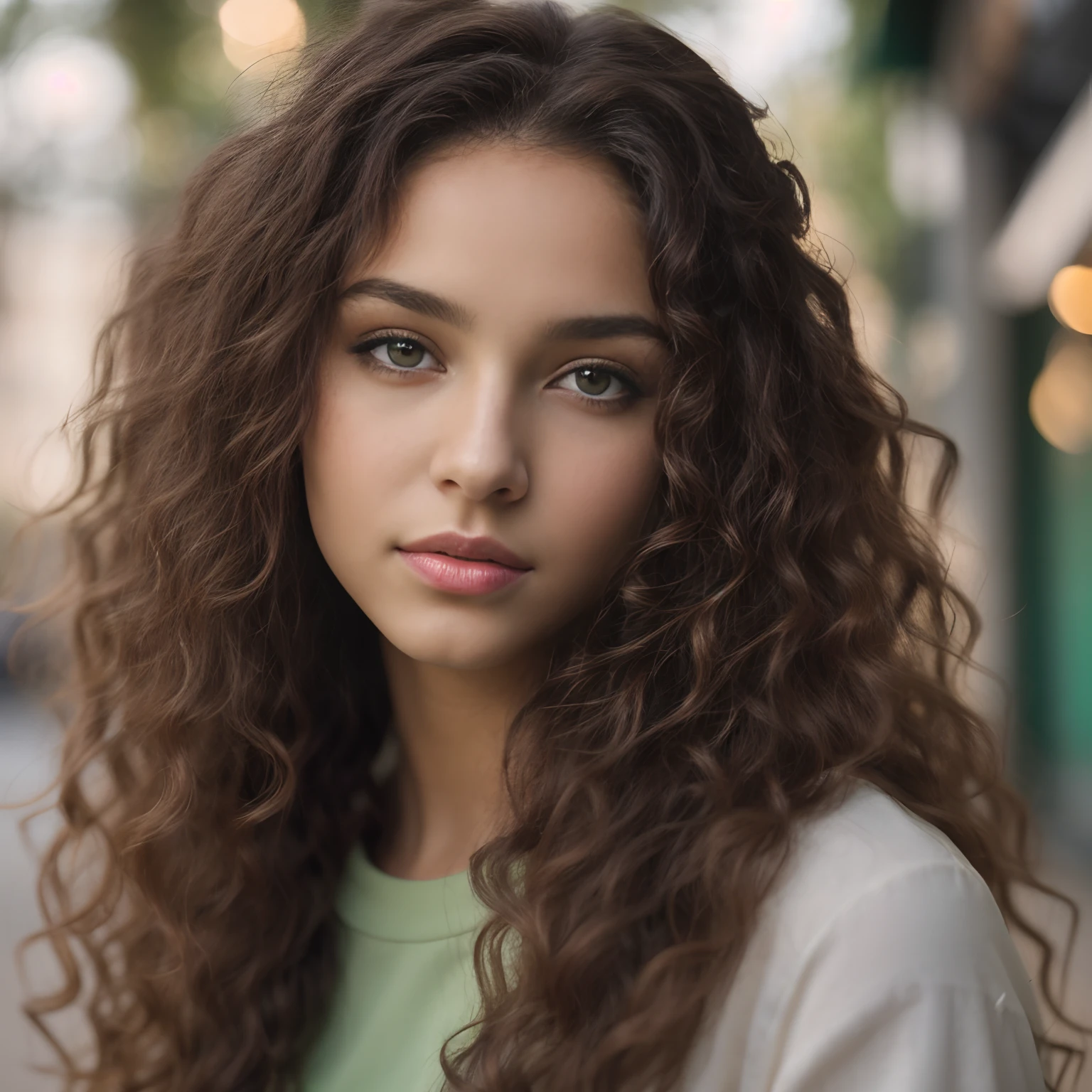 Girl with long curly hair and green eyes, mulher jovem bonita, foto retrato suave 8 k, mulher jovem muito bonita, Retrato de um modelo bonito, foto de uma mulher bonita, lindo modelo jovem, menina jovem bonita, mulher bonita jovem, mulher jovem bonito, Retrato Sophie Mudd, infp mulher jovem, modelo feminino bonito, corte de cabelo comprido cacheado