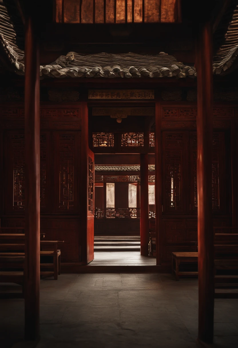 Chinese Royal Prison,wood,dark,desolate,frightened
