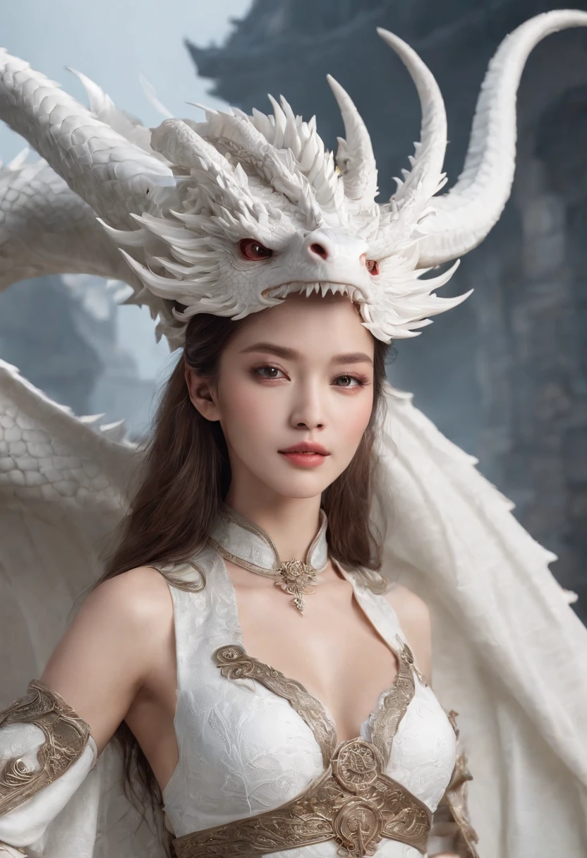 Luna Freya Knox Frey,Highest image quality,Outstanding details,超高分辨率,(Fidelity:1.4), Favor the details,closeup cleavage,Ride a dragon,High-tech dragon knight mech,He has a delicate and beautiful face,((Blue-white flying semi-mechanical fuselage:1.8)),Raised sexy,frontage,Cidade futuristica,Snow,themoon,mechanically aesthetic,Virtual Engine 5,Perfect detail rendering,rendering by octane,hyper HD,Highest image quality,Outstanding details,超高分辨率,(Fidelity:1.4), Favor the details,closeup cleavage,Ride a dragon,High-tech dragon knight mech,He has a delicate and beautiful face,((Blue-white flying semi-mechanical fuselage:1.8)),Raised sexy,frontage,Cidade futuristica,Snow,themoon,mechanically aesthetic,Virtual Engine 5,Perfect detail rendering,rendering by octane,hyper HD,动态照明,art stations,poster for,Volumetriclighting,Very detailed faces,4k wallpapers,He has a delicate and beautiful face,long hair flowing,horse tailed,Fringed Hair Ornament,Dynamic perspective,White Hanfu,White gauze flying,red waistband,Sexy,Tradition Chinese Ink Painting,Surrounded by clouds,cherry blossom,fog atmosphere,Ride a white dragon,White dragon horn,dynamic viewing angle,电影灯光