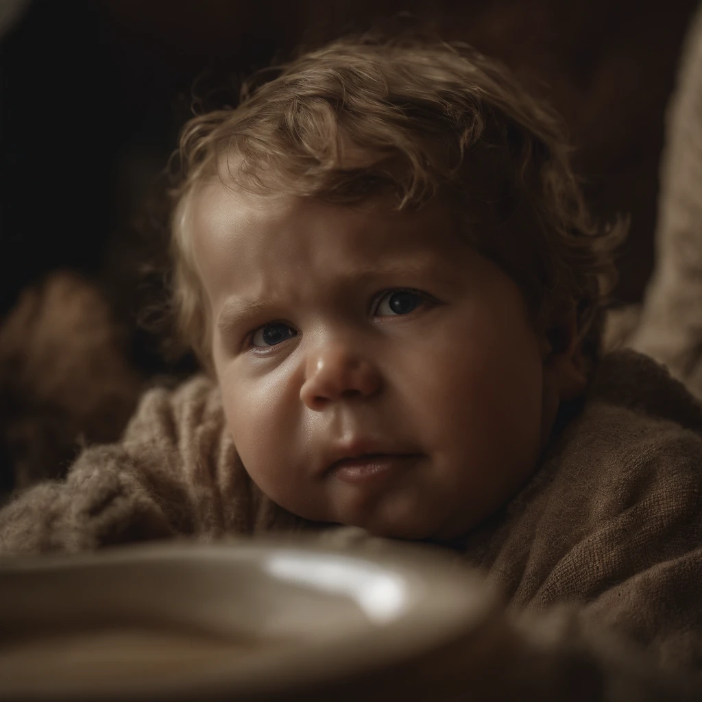 ((best quality, masterpiece)), a fat boy making soap and crying, tears, depression