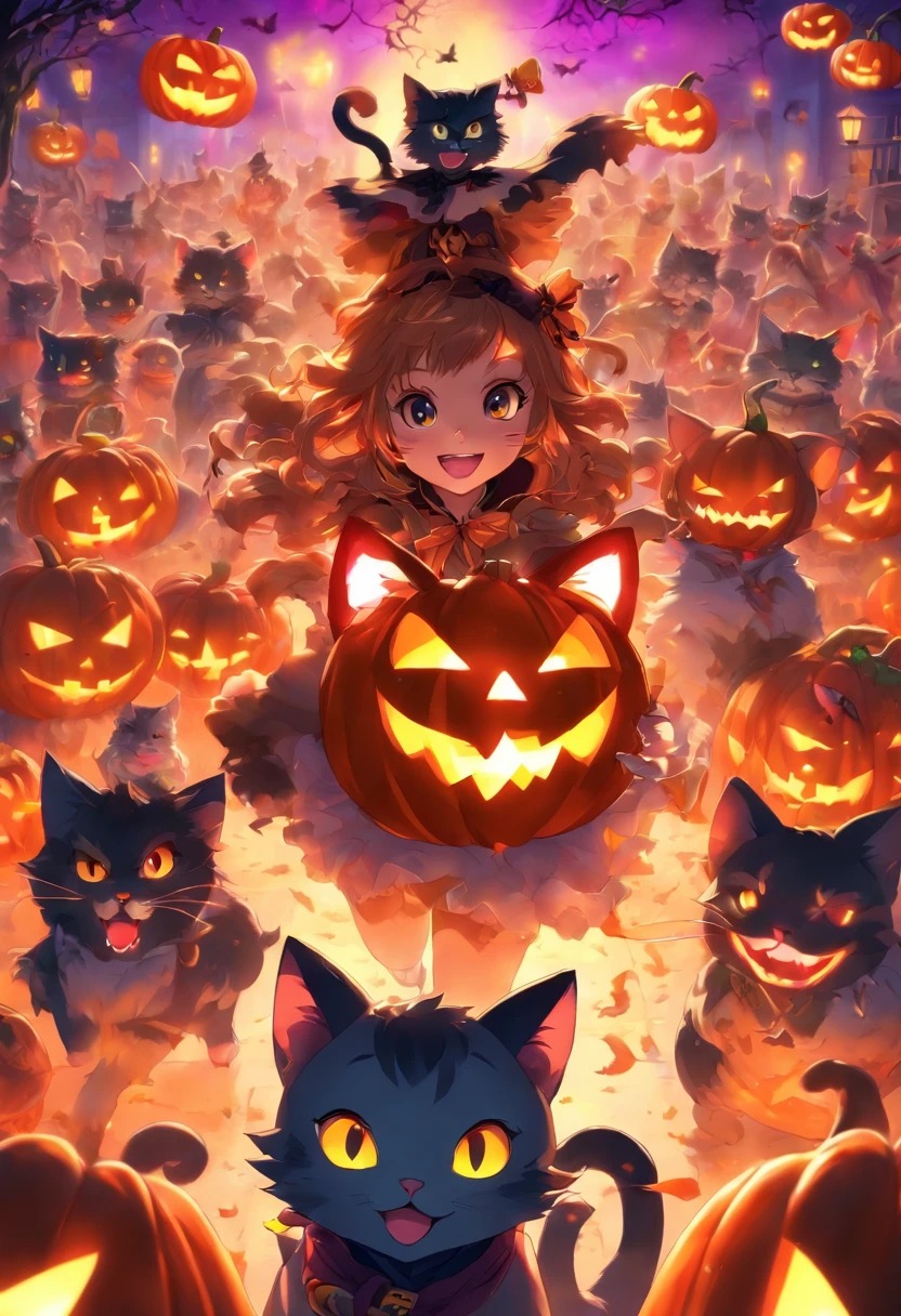 Cat Halloween Party