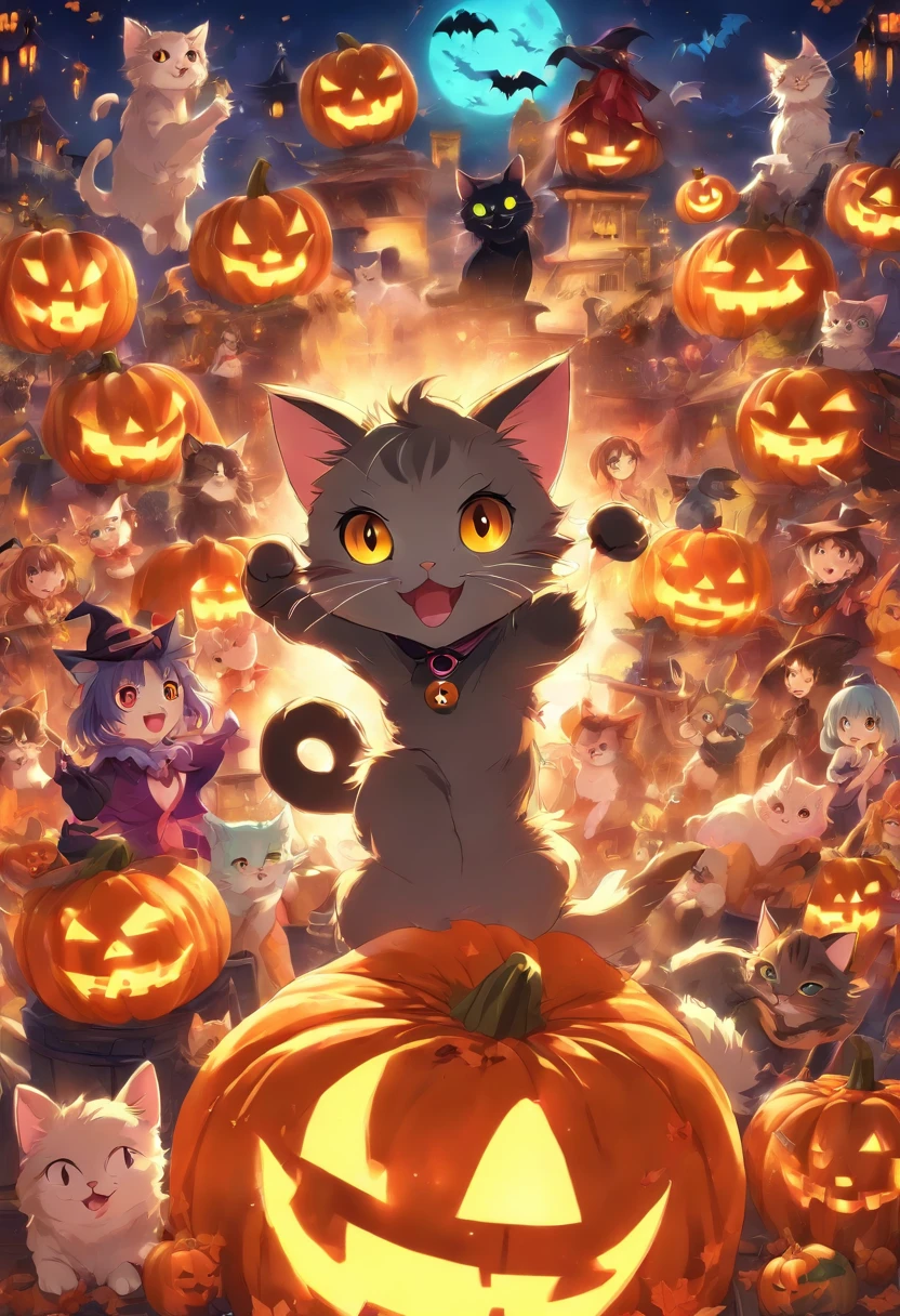 Cat Halloween Party