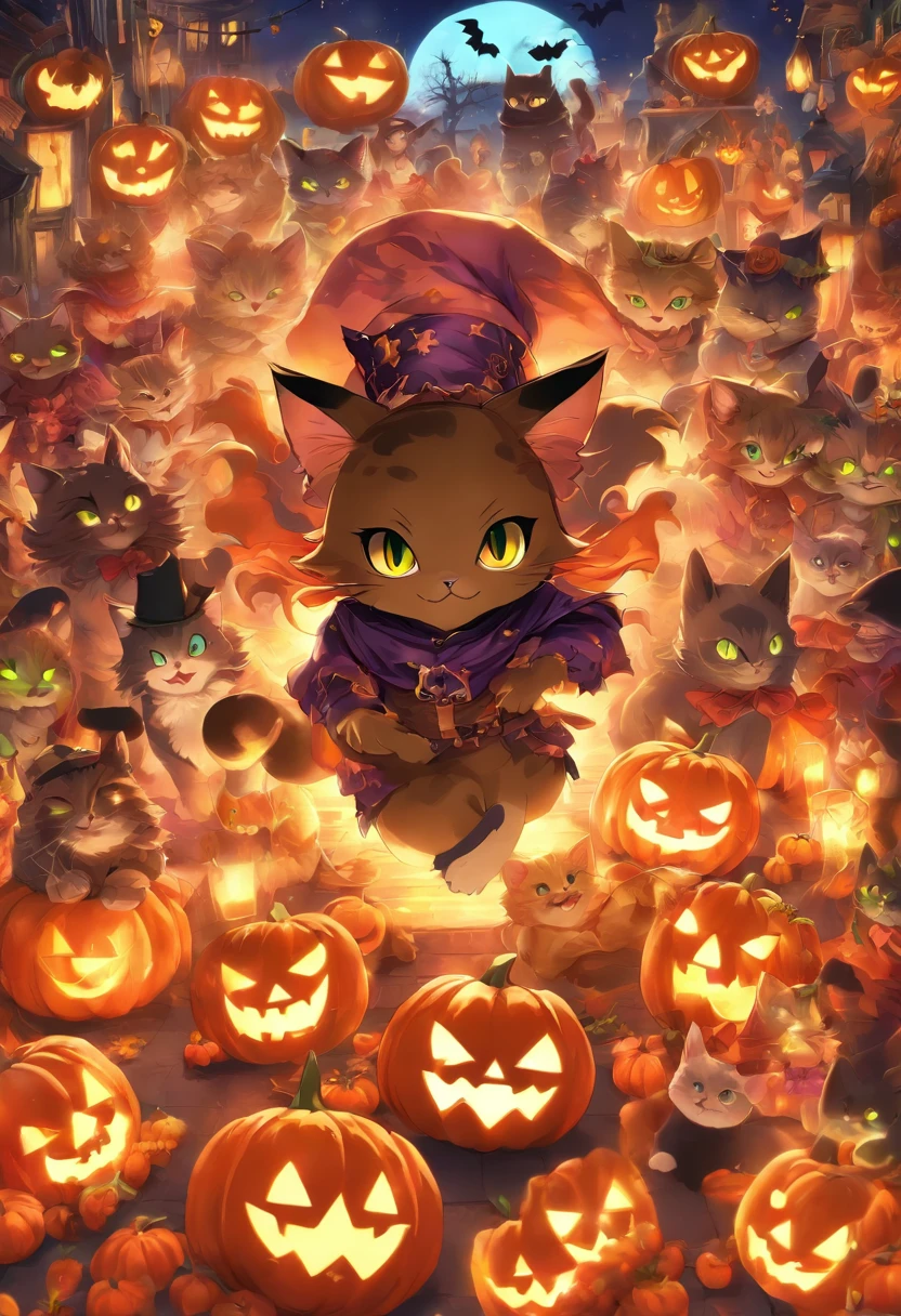Cat Halloween Party