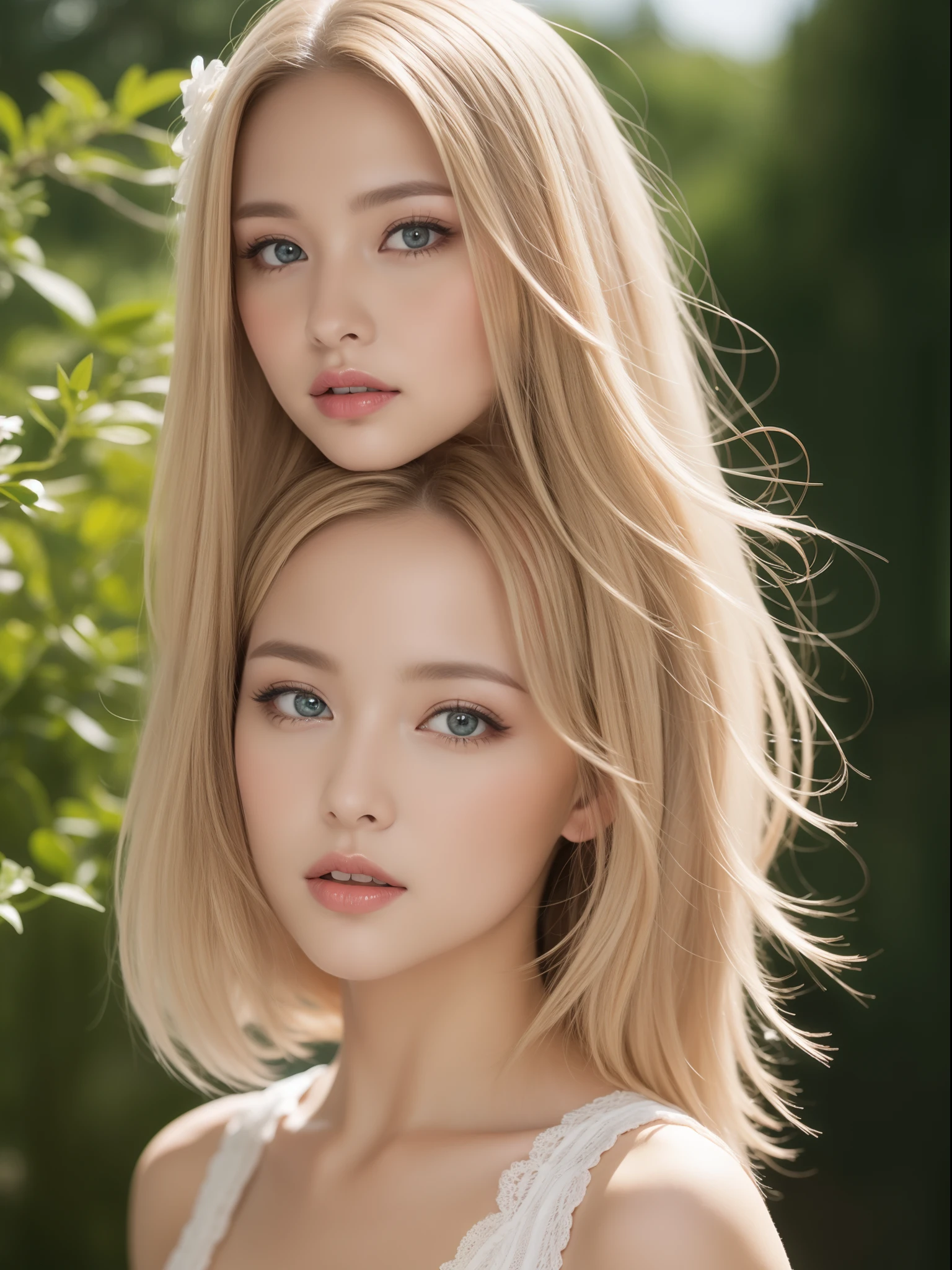 華奢な体で童顔でblondeショートヘアのblue eyesの幼女達がCompletely nakedで沢山並んでいる、 girls showing their butts、NSFW、Full body photo、blonde、blue eyes、Completely naked, (masterpiece: 1.4), (8K, genuine, RAW photo, highest quality: 1.4), ((3 young girls))