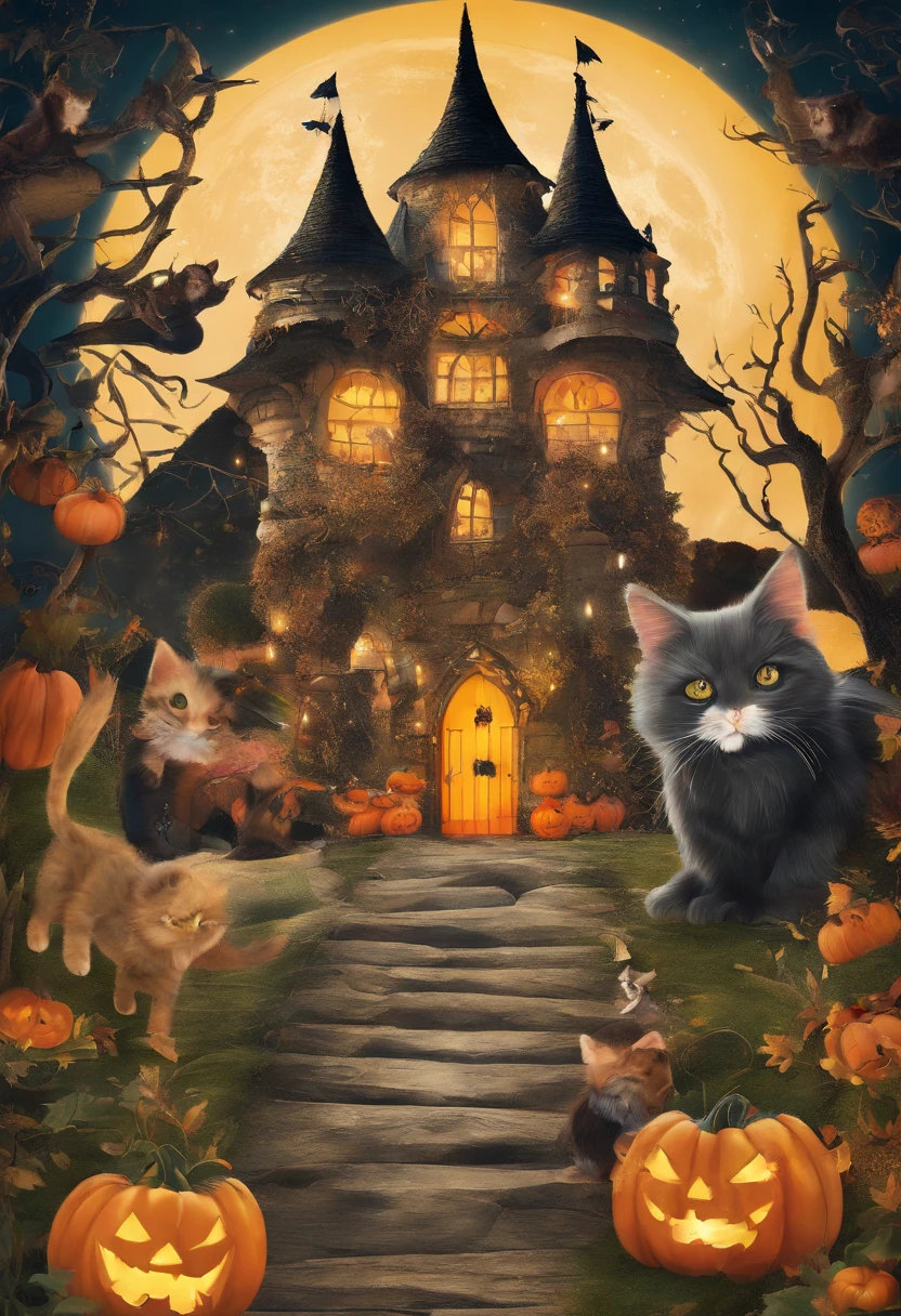 Cat Halloween Party