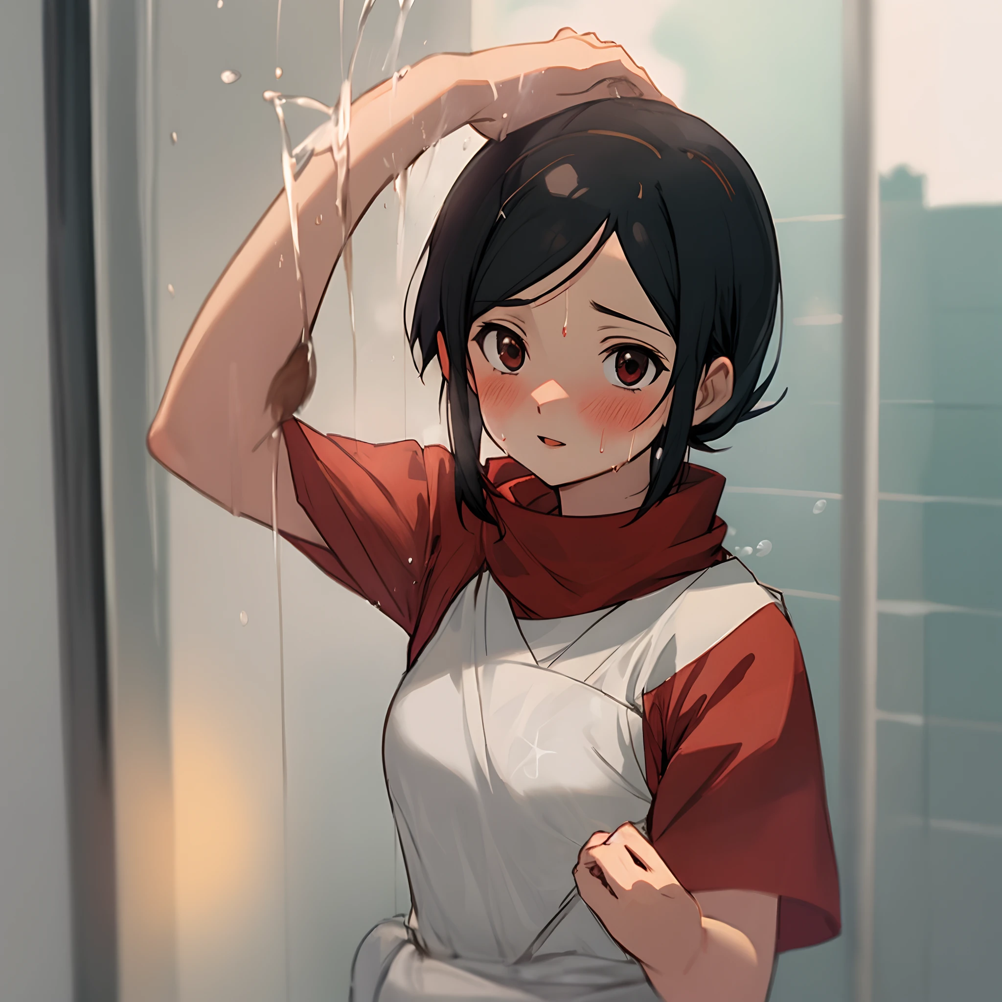 Sarada Taking a shower