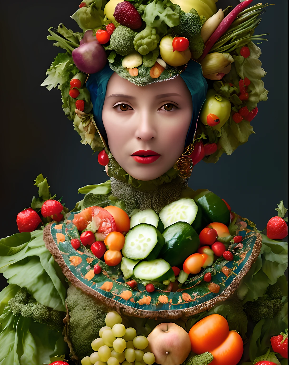 cucumber、Make it a tomato、Oranges and fruits
