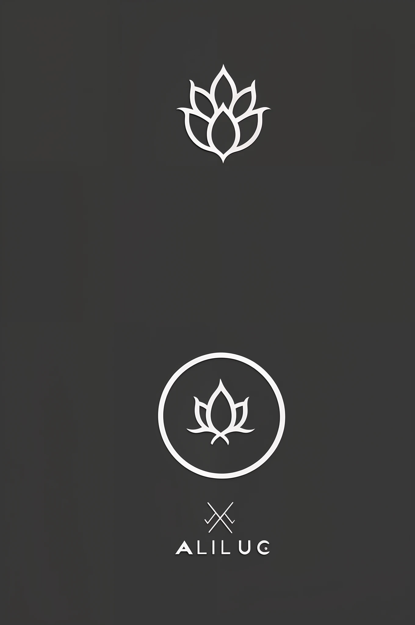 Close-up of a black and white logo with a lotus, Logo minimaliste, Papier peint minimaliste, Art minimal, minimalist background, minimalist background, Plat minimaliste, Illustration minimaliste, Logo minimaliste Vector Art, Minimal background, Reduced minimal illustration, iPhone background, Illustration minimaliste, Minimaliste!! simple, Very minimal vector art, iPhone wallpaper, Doux zen minimaliste