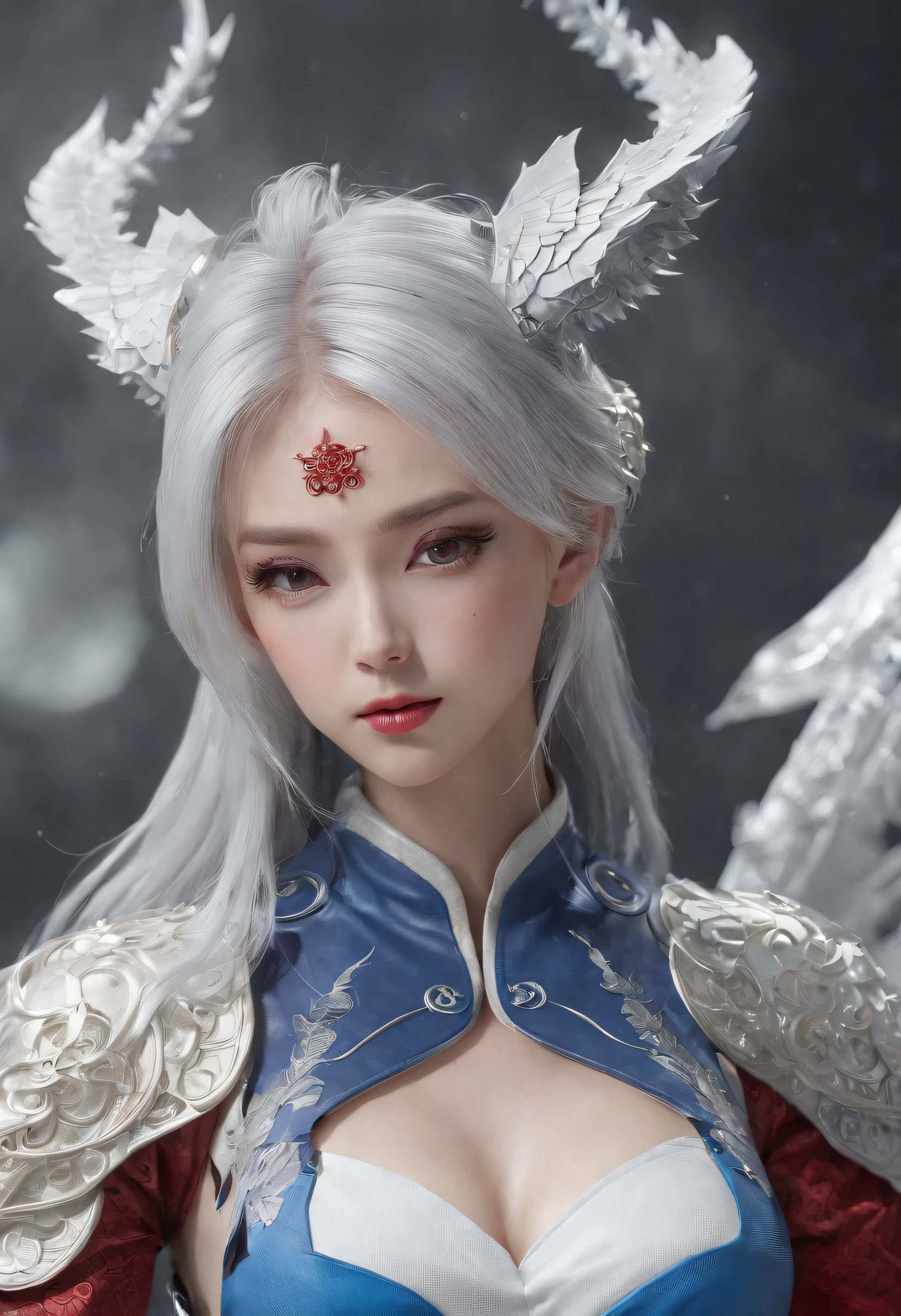 Cirilla Fiona Elen Riannon,Excellent picture quality,Outstanding details,超高分辨率,(Fidelity:1.4), Prioritize details,Split close-up,Ride the dragon,High-tech robot dragon knight,He has a gentle and beautiful face,((Blue and white flying semi-mechanical fuselage:1.8)),enhancer,allure,Futuristic city,nevando,Luna,Mechanically beautiful,Virtual Engine 5,Perfect detail,Octane rendering,Гипер HD,Excellent picture quality,Outstanding details,超高分辨率,(Fidelity:1.4), Prioritize details,Split close-up,Ride the dragon,High-tech robot dragon knight,He has a gentle and beautiful face,((Blue and white flying semi-mechanical fuselage:1.8)),enhancer,allure,Futuristic city,nevando,Luna,Mechanically beautiful,Virtual Engine 5,Perfect detail,Octane rendering,Гипер HD,动态照明,art stations,poster for,voluminous lighting,Very detailed faces,4k wallpaper,He has a gentle and beautiful face,Long flowing hair,pony tails,Fringed Hair Ornament,Dynamic perspective,White Hanfu,White gauze flying,Red belt,Sexy,The tradition of Chinese ink painting,surrounded by cloud,cherry blossom,fog atmosphere,Ride the white dragon,White dragon horn,dynamic viewing angle,电影灯光