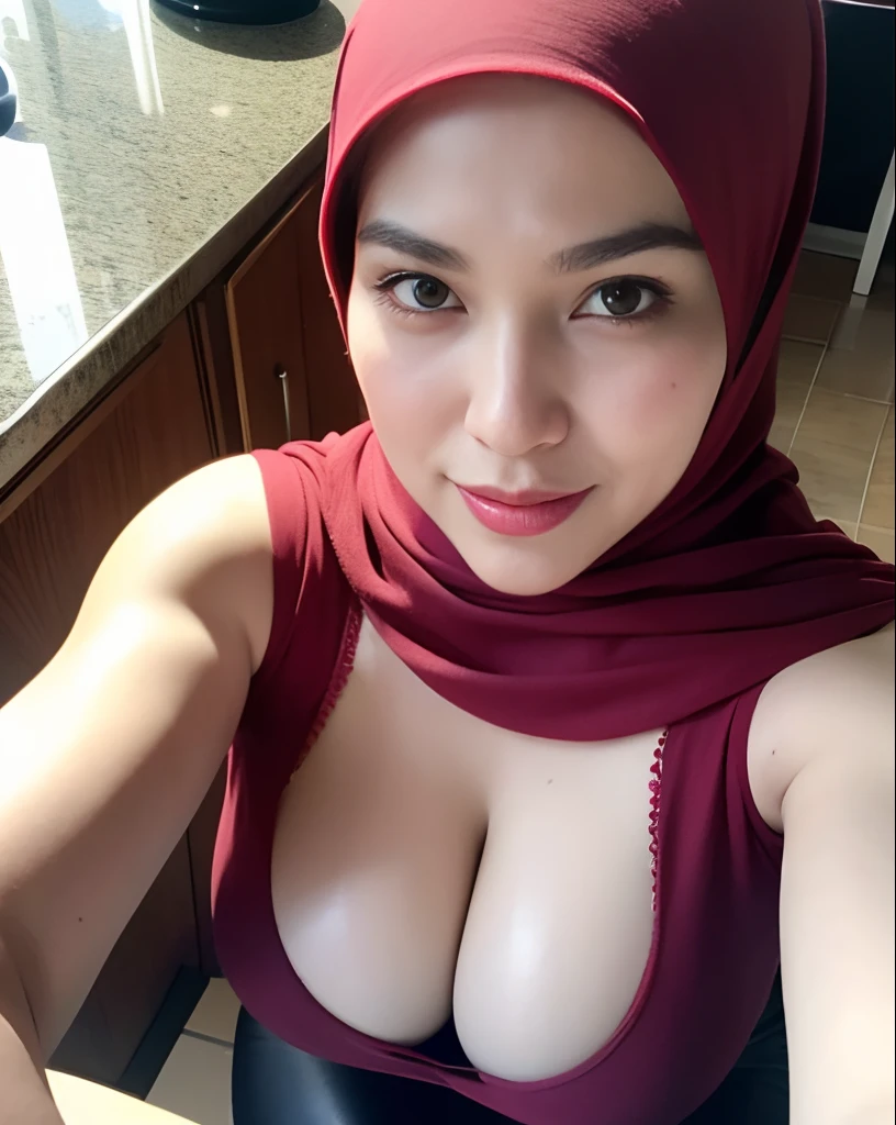 Arabic Muslim woman:1.2, wearing silk Hijab, red lips, vibrant multicolor pvc gstring, no bra, no gstring, completly naked polished nails:0.9, glossy lips, lips so delicious, private parts slightly visible, private hair visible, putting her tits on the counter of a bar, bar full of liquor and drunk people, major cleavage, lewd, busty, highly detailed, 8k, high resolution, solo, big juicy lips, thick juicy thighs, makeup, large shiny breasts, photorealistic, Cinema 4D, octane render, innovative, sexy, curvy, exposed camel toe, perfect composition, sfw, professional quality, unreal engine best quality, ultra high res, (photorealistic:1.4), 8k resolution, perfect body, big breast, cleavage, (eyes looked up:1.3), (wet body and thong:1.2), full body shot. shot from above