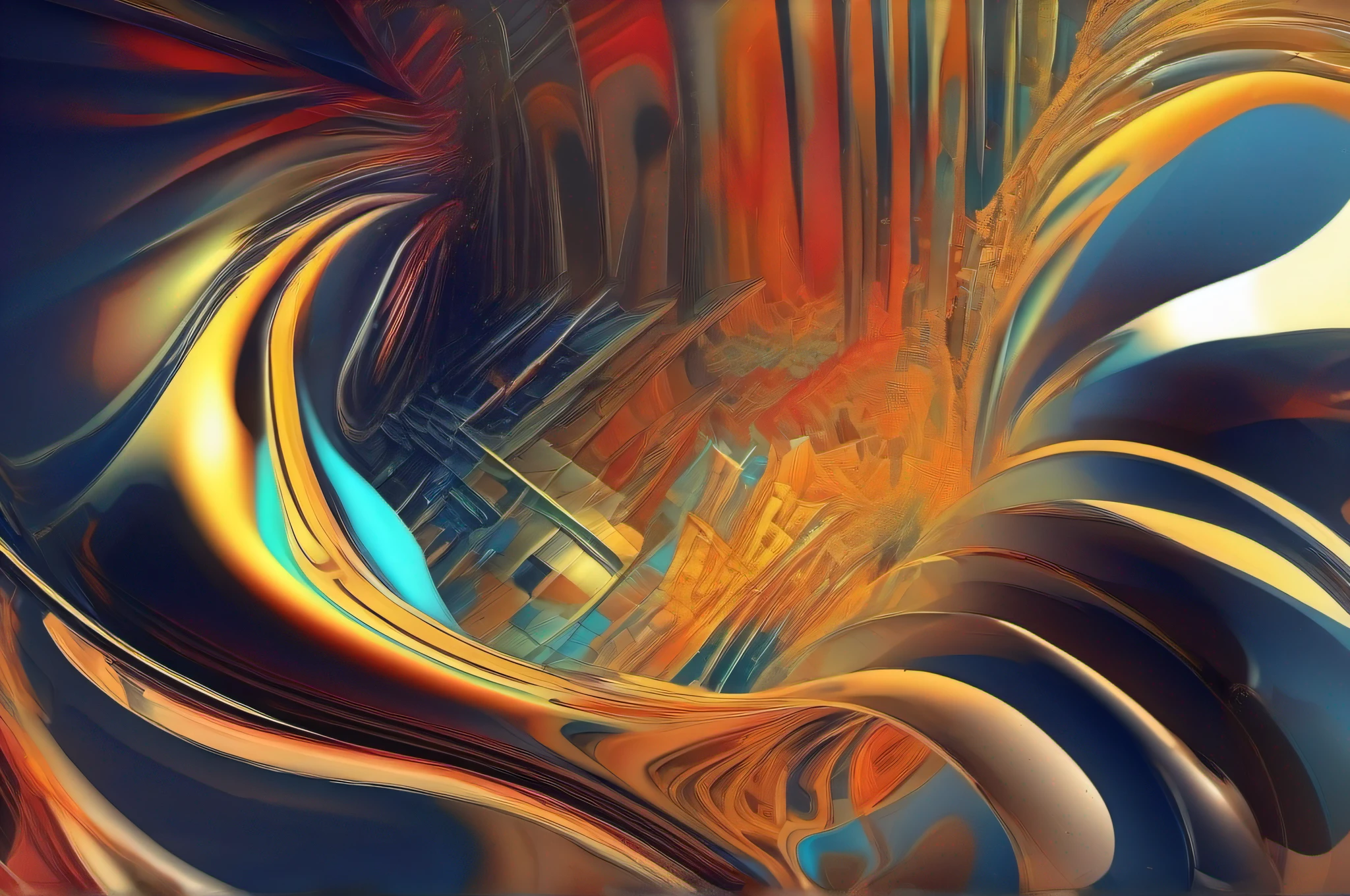 ABSTRACT ART, SIMPLE VECTOR ART, Professional photography. HDR, UHD 32k. --AR 16:9, --v 5.2