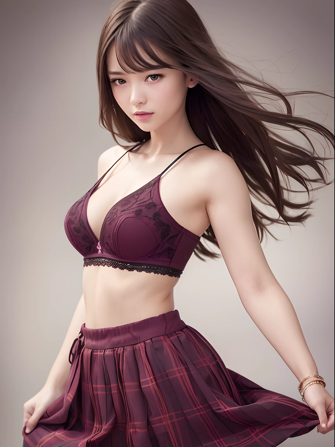 Highest Quality, excellent details, 超A high resolution, (fidelity: 1.4), The best illustrations, favor details, Highly condensed 1girl, with a delicate and beautiful face, Delicate collarbones, High Quality Fishtail Skirt, Shyness,Frolic,dance,