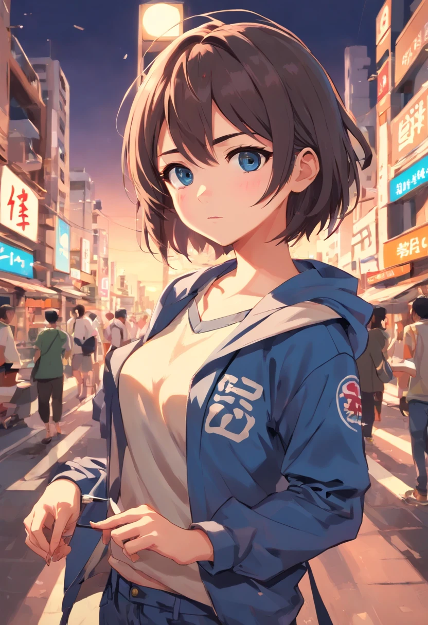 1girl, Pelo negro corto, ojos azules, con camisa blanca lisa, pantalones cortos de mezclilla, Ciudad, absurdos, high resolusion, ultrasharp, 8k, Obra maestra, Mirando al espectador
easynegative, Dedos adicionales, menos dedos, (baja calidad, peor calidad:1.4), (poor anatomy), (extremidad inexacta:1.2), Poor composition, ojos inexactos, extra digit, fewer digits, (Brazos adicionales:1.2), filigrana, derechos de autor, firma, Logotipo, NSFW, chromic aberration