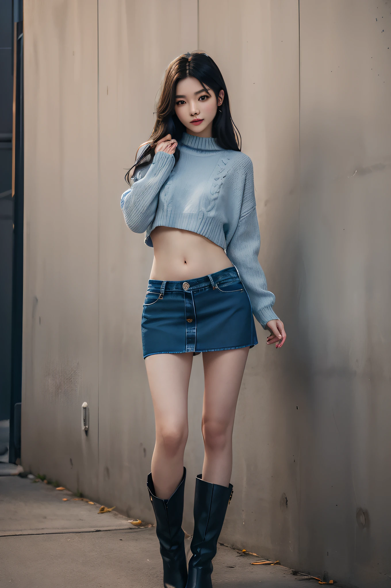 (masuter piece:1.3)、(8K、Photorealsitic、Raw photography、top-quality: 1.4)、(1girl in)、beautiful countenance、(Lifelike face)、(A dark-haired、Long)、
Beautiful hairstyle、realisticeyes、Beautiful details、（real looking skin）、Beautiful skins、absurderes、enticing、超A high resolution、A hyper-realistic、high-detail、the golden ratio、