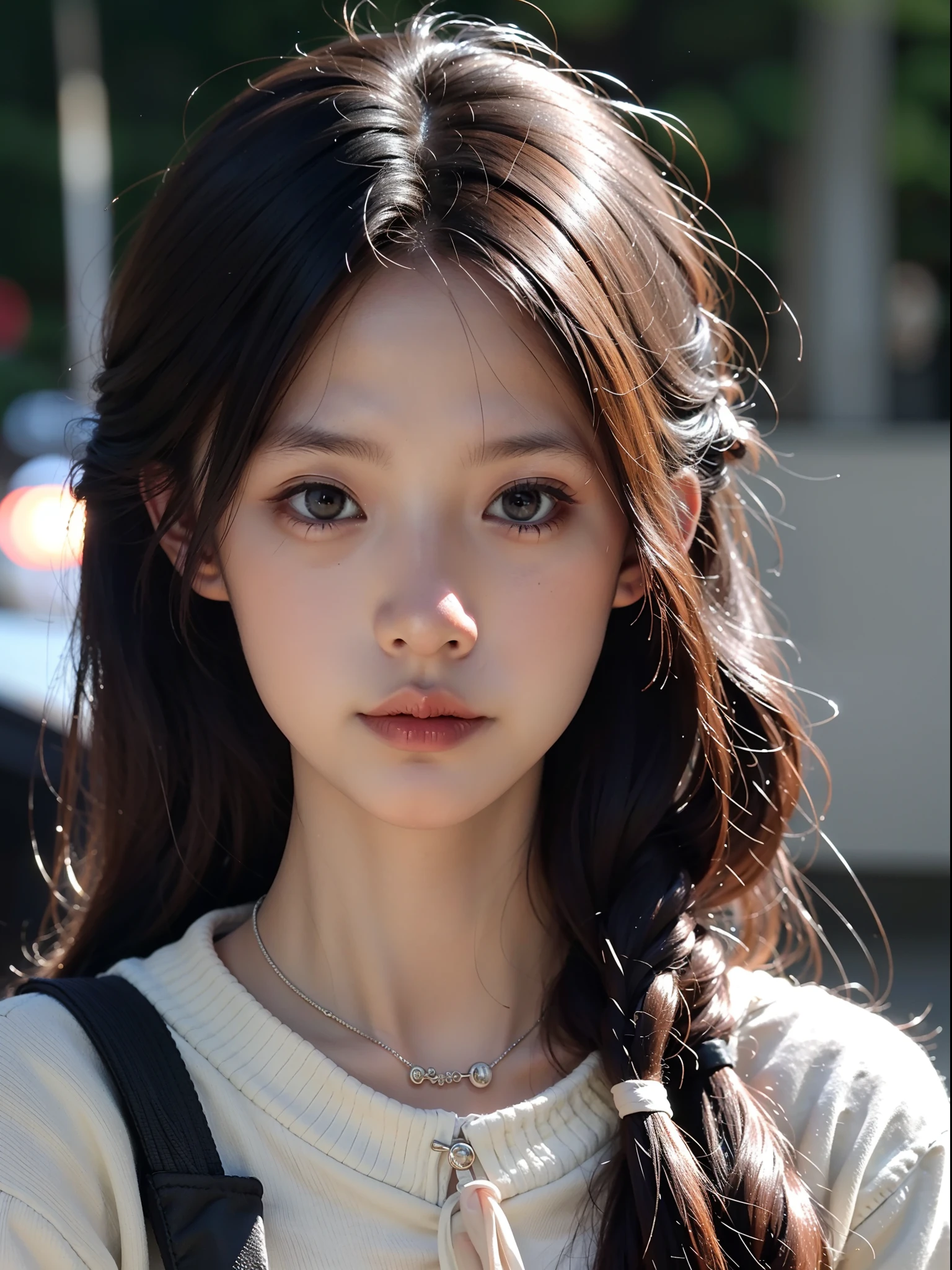 best qualtiy,RAW photos,(tmasterpiece:1.2),realisticlying,A high resolution,1girll,depth of fields,