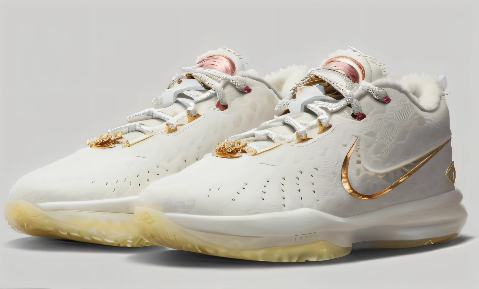 Lion motif，Lion fur，Golden luster，tiara crown，LeBron James