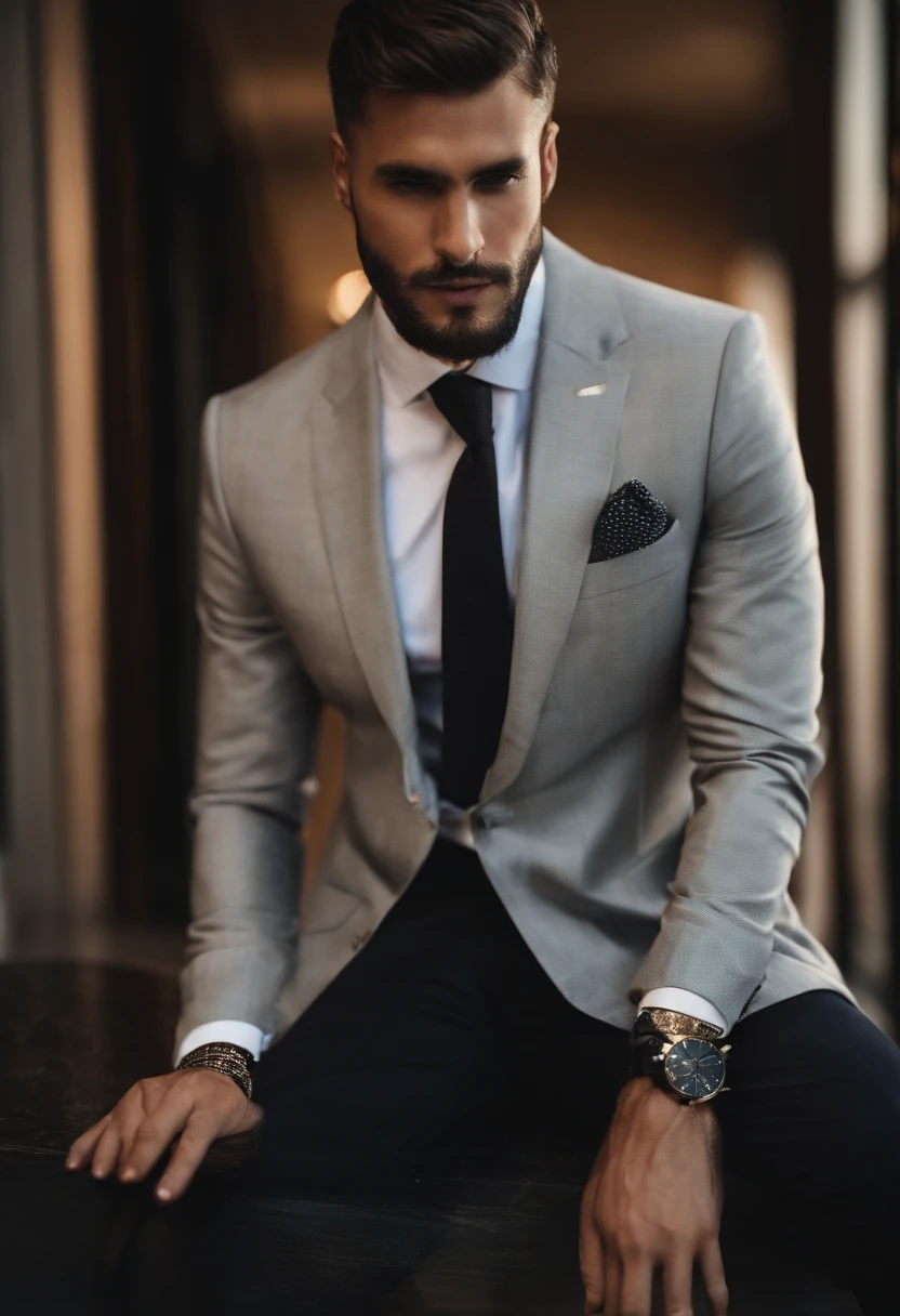 An Alafard man in a suit takes off his tie in the dark, Wear it with a suit and tie, wearing a suit and a tie, Topic details: wear suit, Wear it with a suit and tie, wear suit, wear suit, Bring a suit, Wear tunics and ties, suit and tie, wear suit, wearing a strict business suit, Dressed in a black suit