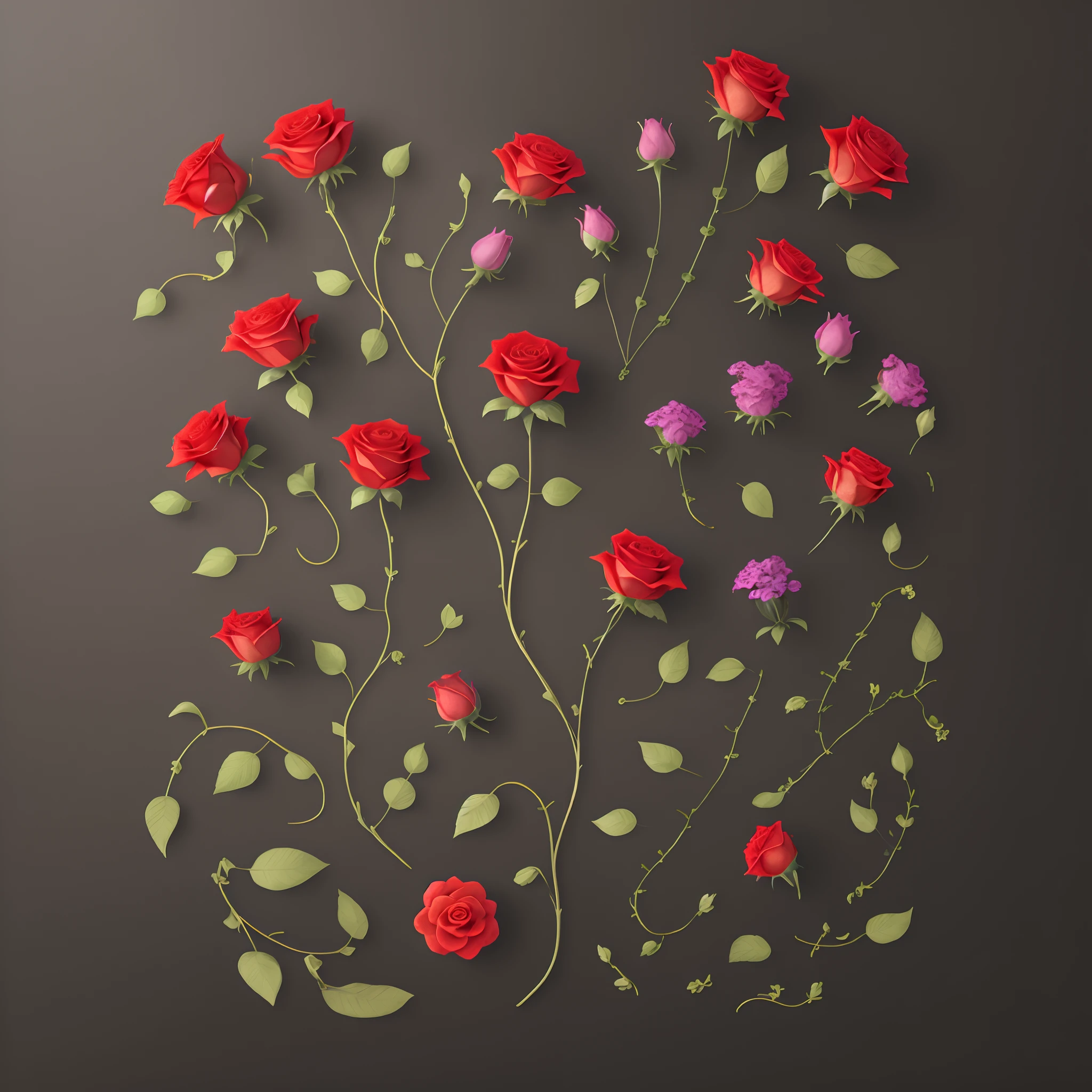 Logo, Real flowers, black rose, Black background, Xander,