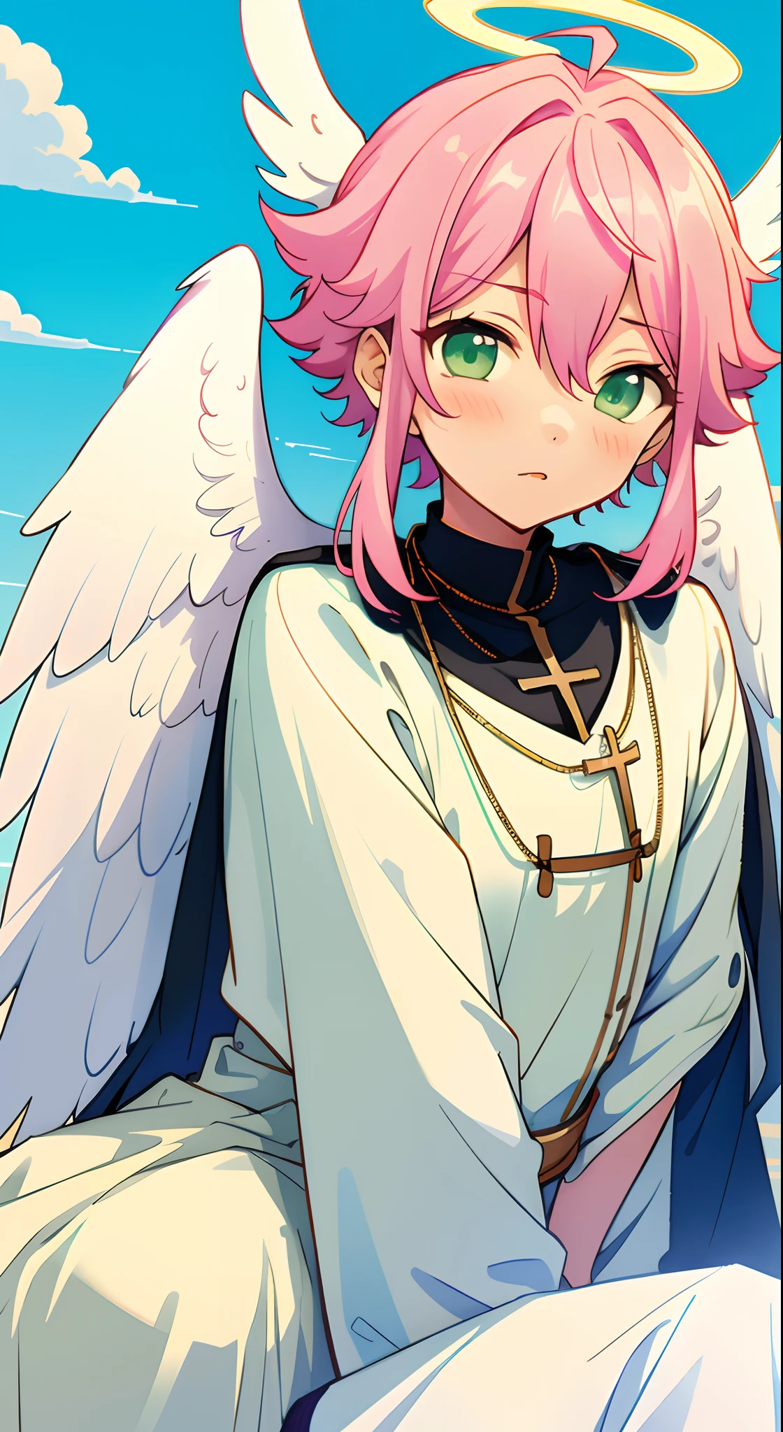 ensemble stars,1boy, tori himemiya, angel outfit