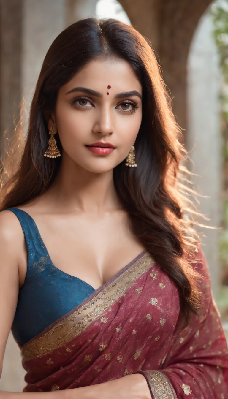 Bright background in outdoor. Red yellow blouse. Voluptuous and healthy, wet, black haired Smiling Kiara Advani in erotic, hot sexy pose. Sweaty, fair, body.  Beautiful exotic, stylish and looking hot, !!, fair complexion, stunning, glamorous, appealing figure. Thin waist, stylish and pose, shiny, Sweaty exotic skin, Busty Smooth body. Sexy, sultry look, fit hourglass figure, complete body nice, beautiful, fair complexion, stunning beautiful, exotic gorgeous lady, femme, goddess, most beautiful woman on earth, fantasy inspiration, goddess, gorgeous