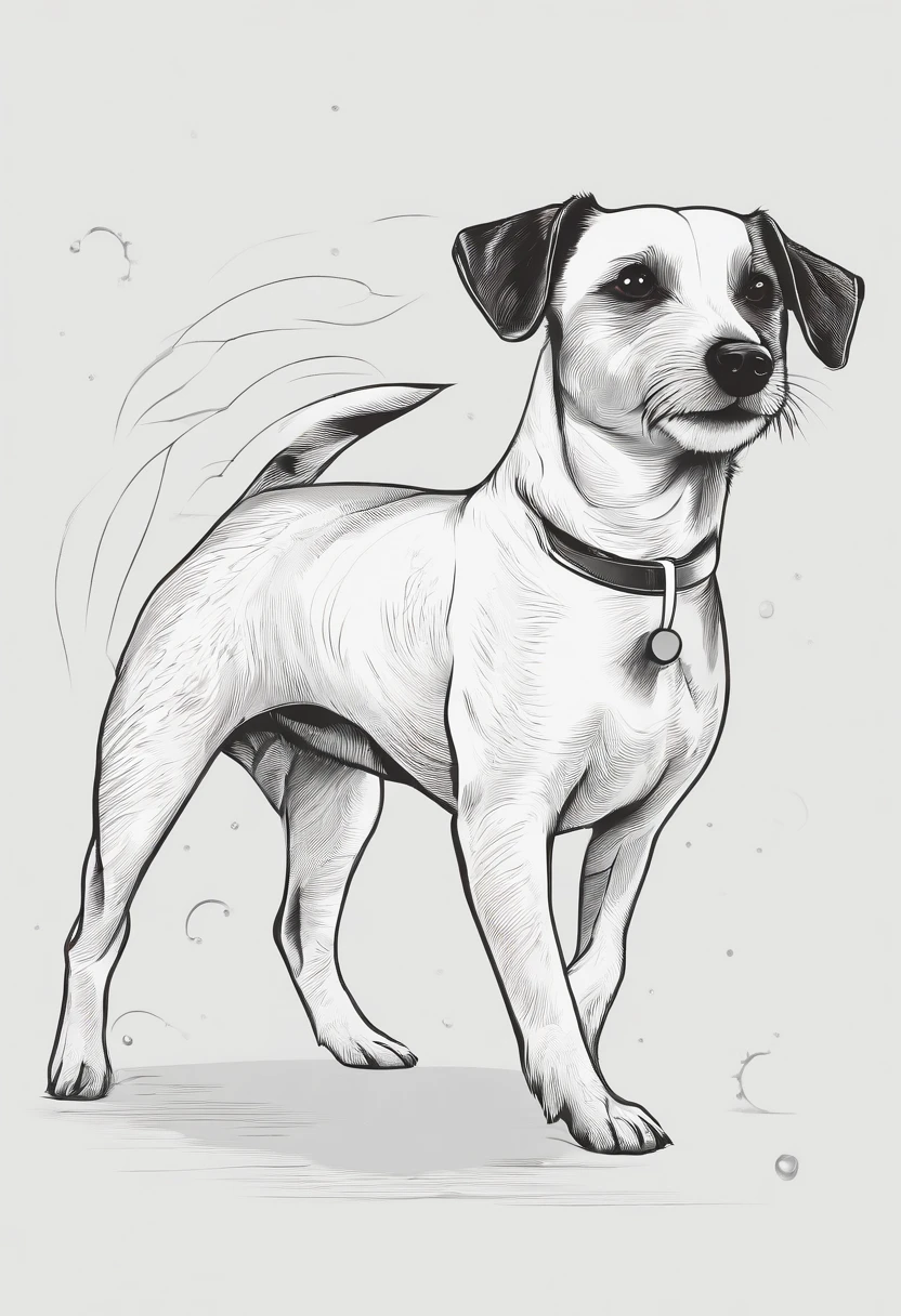 A Jack Russell Terrier with a