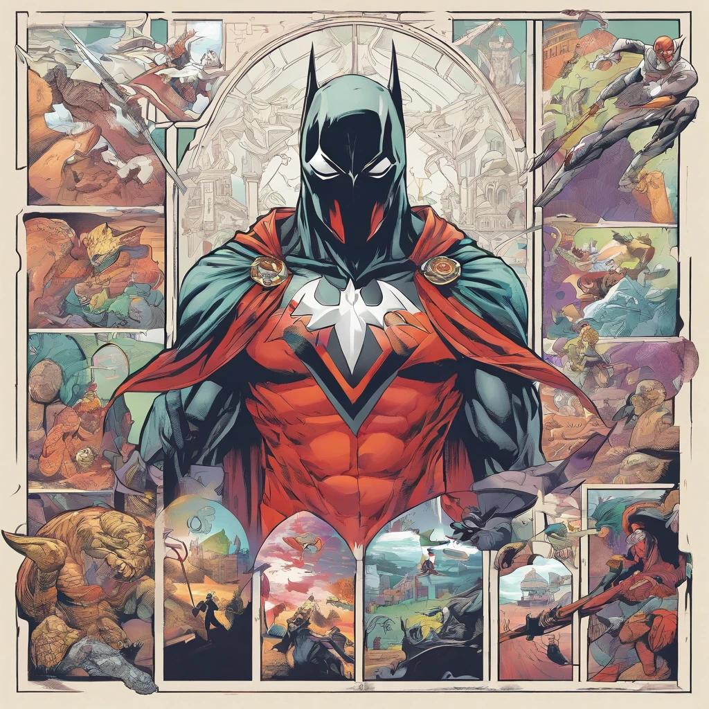 spawn, midshot, (cel-shading style:1.3), centered image, ultra detailed illustration, posing, (tetradic colors), inkpunk, (ink lines:1.1), strong outlines, art by MSchiffer, bold traces, unframed, high contrast, (cel-shaded:1.1), vector, 32k resolution, best quality, flat colors, flat lights