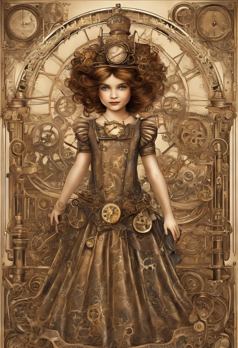 A daughter wearing a shiny twilight dress