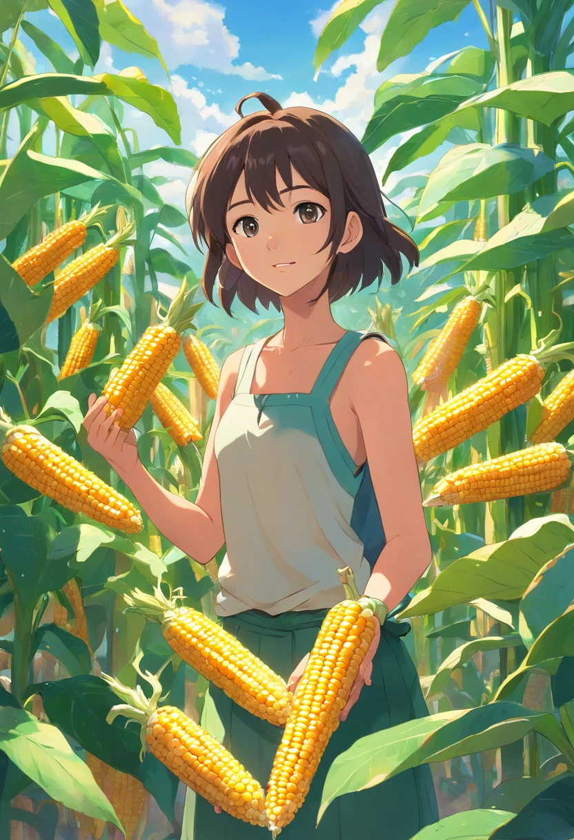 The Mayan civilization had many corn plantations, Beans and squash