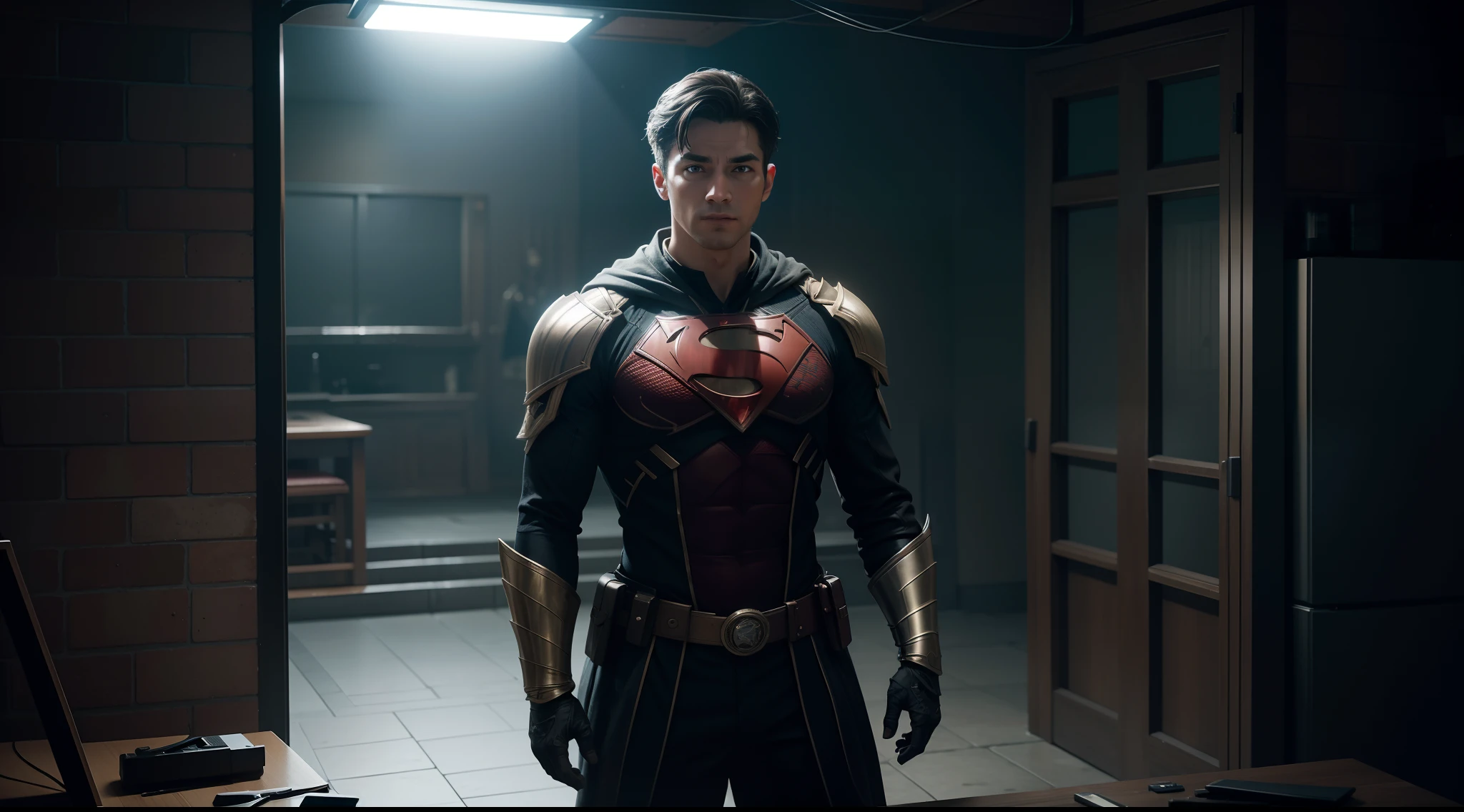 Супергёрл из DC Comics, CGI with clear focus, Photorealistic, high detail, Realistic, Masterpiece, absurdress, Best Quality, HDR, hiquality, hight resolution, Extremely detailed, 8k wallpaper, intricate details, 8K UHD, Full-HD, (foto realista:1.2), Contrast, sharp lighting, Cinematic lighting, natural lighting, hard light, Backlighting, Global Illumination, Environment Occlusion