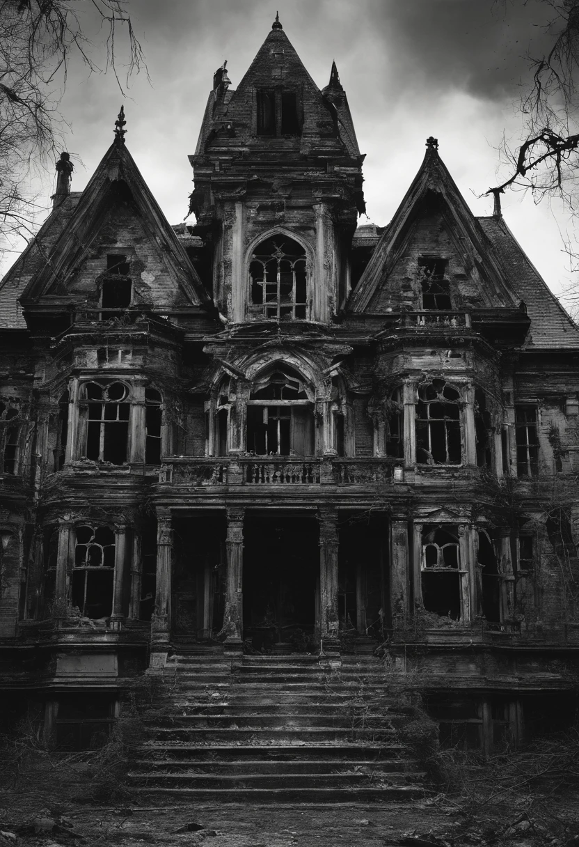 Post apocalyptic boarding school falling apart