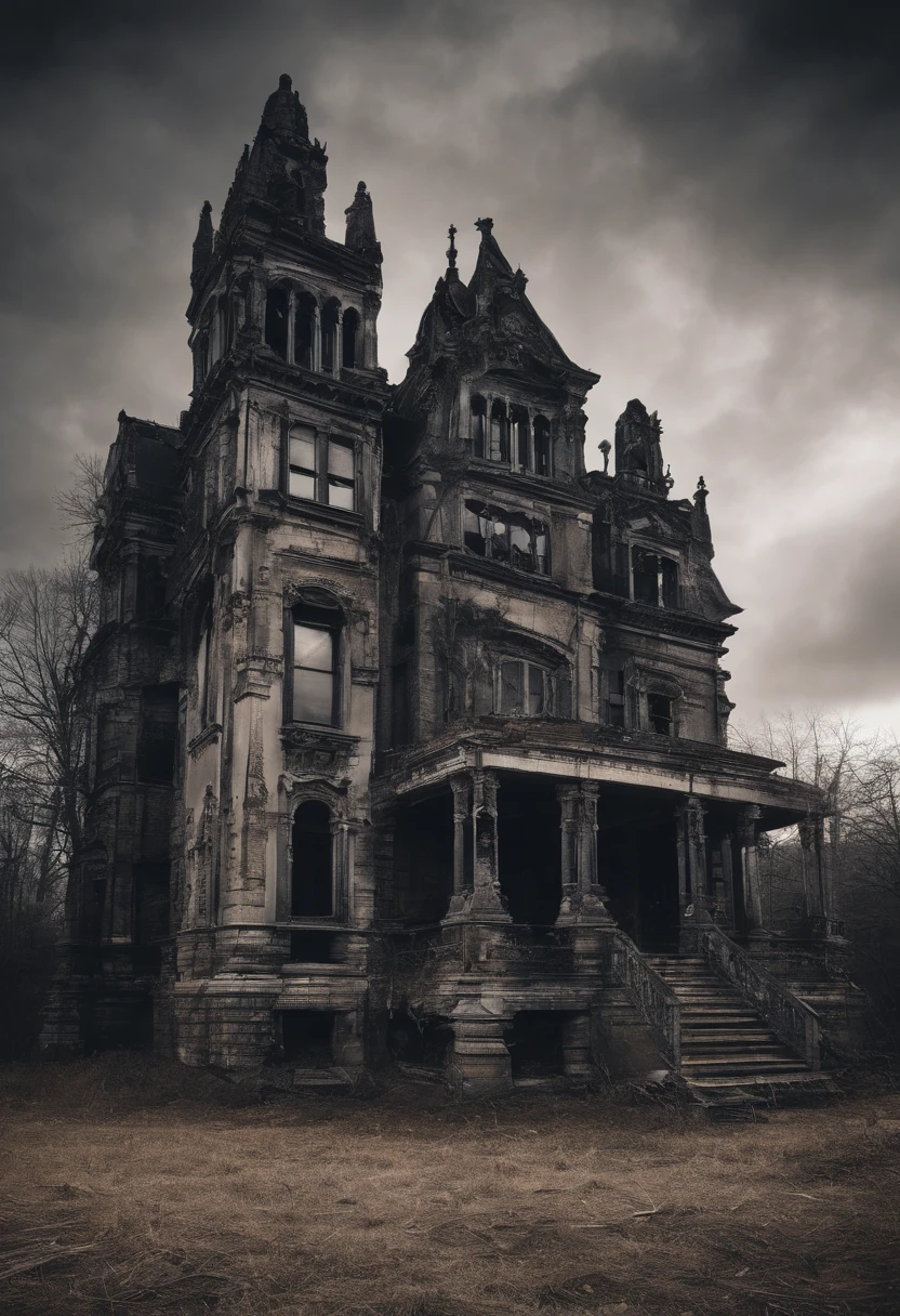 Post apocalyptic boarding school falling apart
