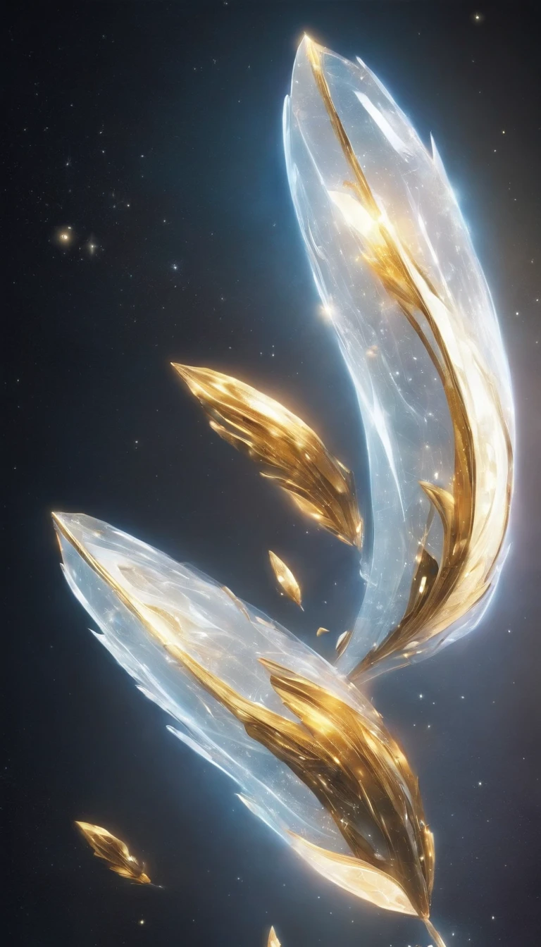(stocky luminous flux),cosmos space,extra-firce,golden and white beam,(shatter through the asiderite),magnificient,official art,best quality