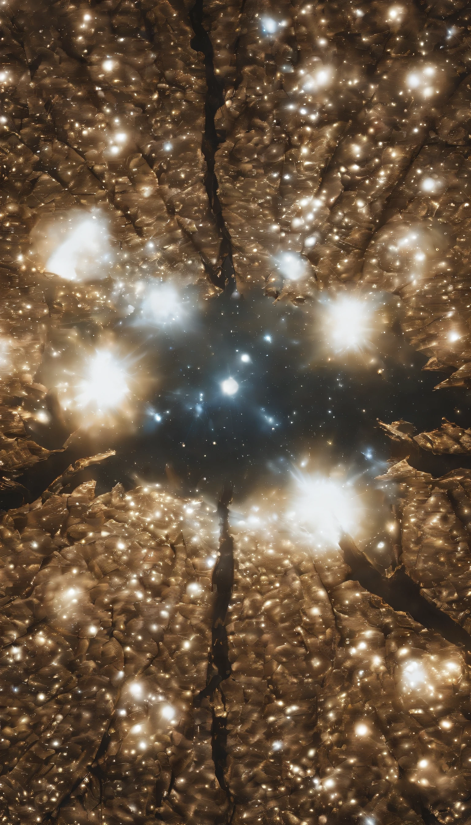 (stocky luminous flux),cosmos space,extra-fierce,golden and white beam,(shatter through the asiderite),magnificient,official art,best quality