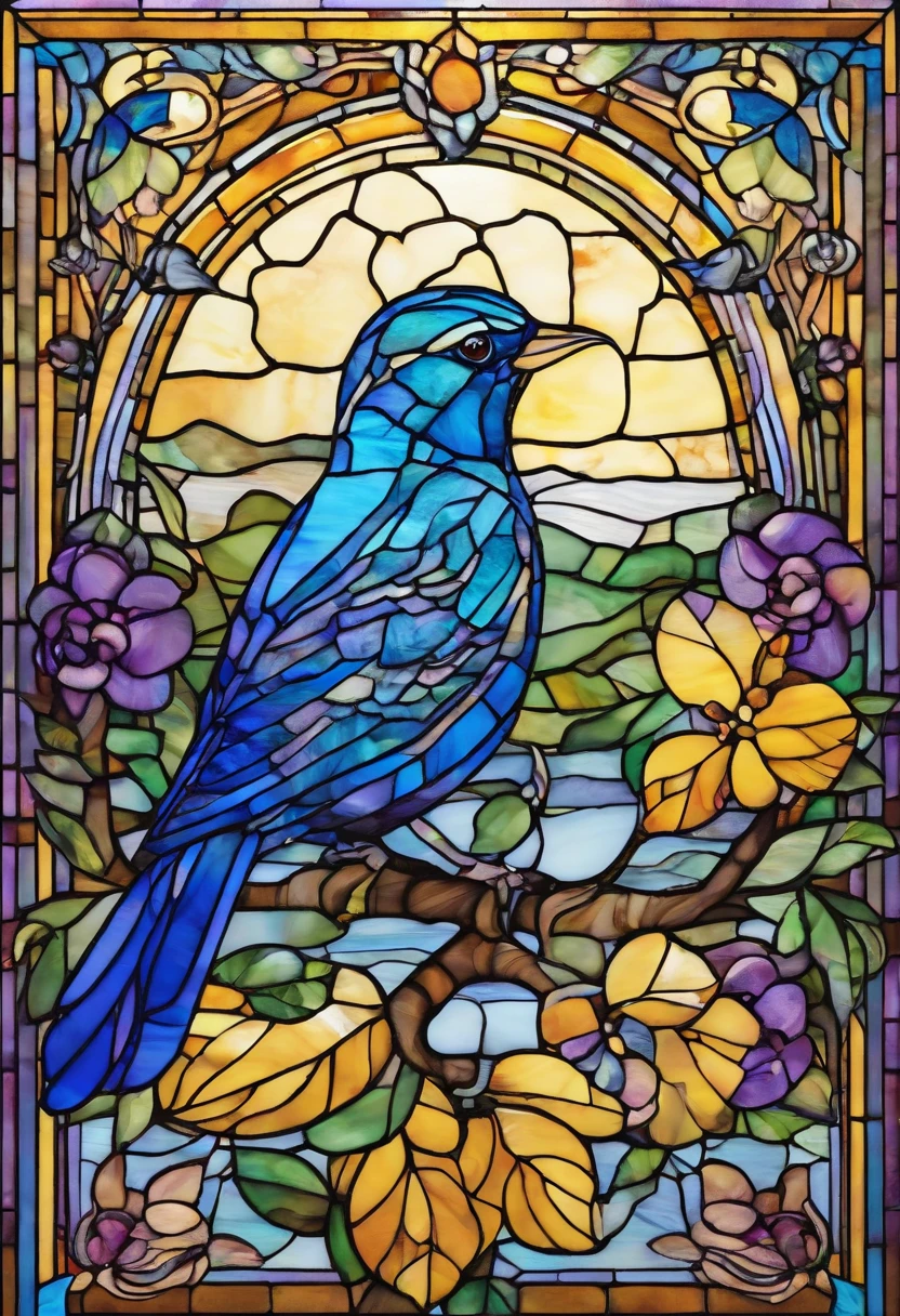 A blueberry muffin bird