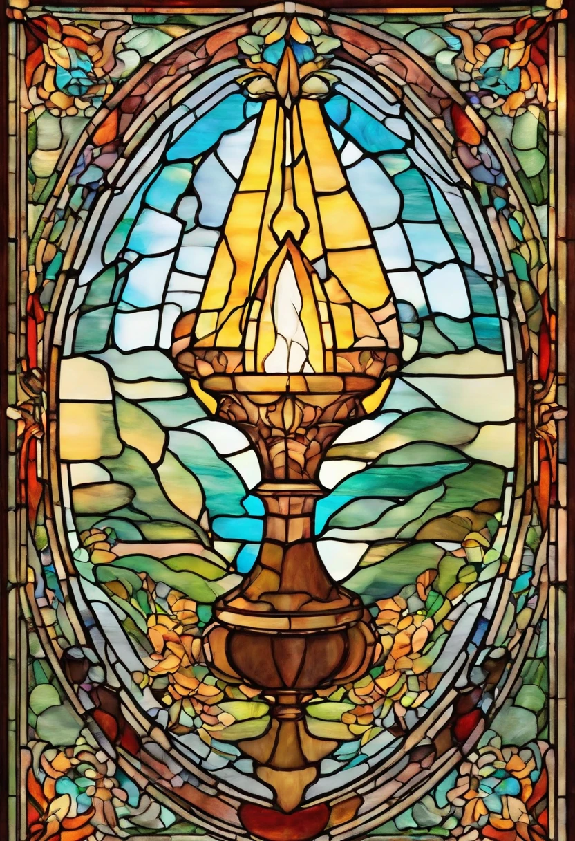 It's a chalice made of mahogany. It's warm to the touch and looks somehow familiar. It's said to contain the living essence of an angry spirit and it comes from another time