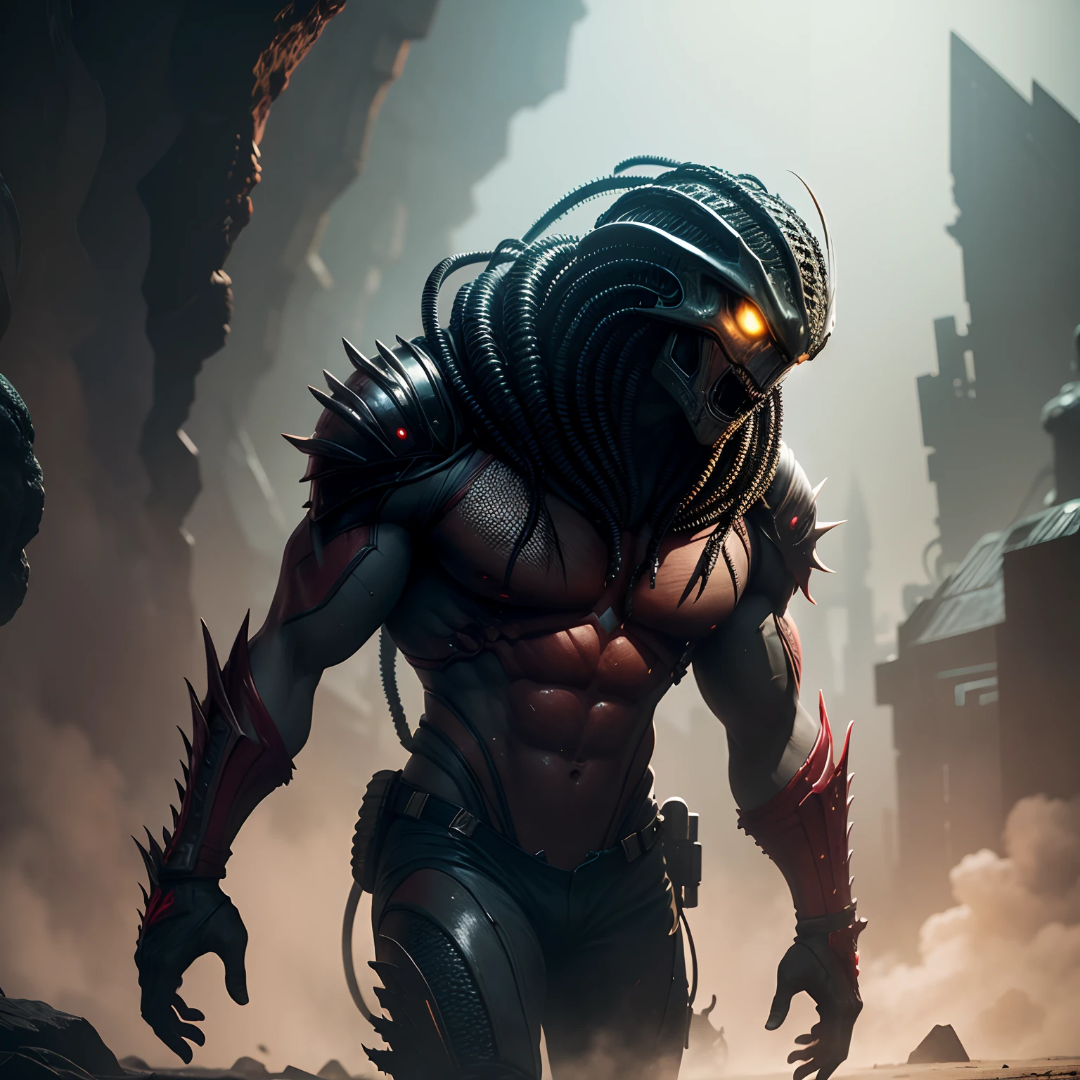 The predator and aliens