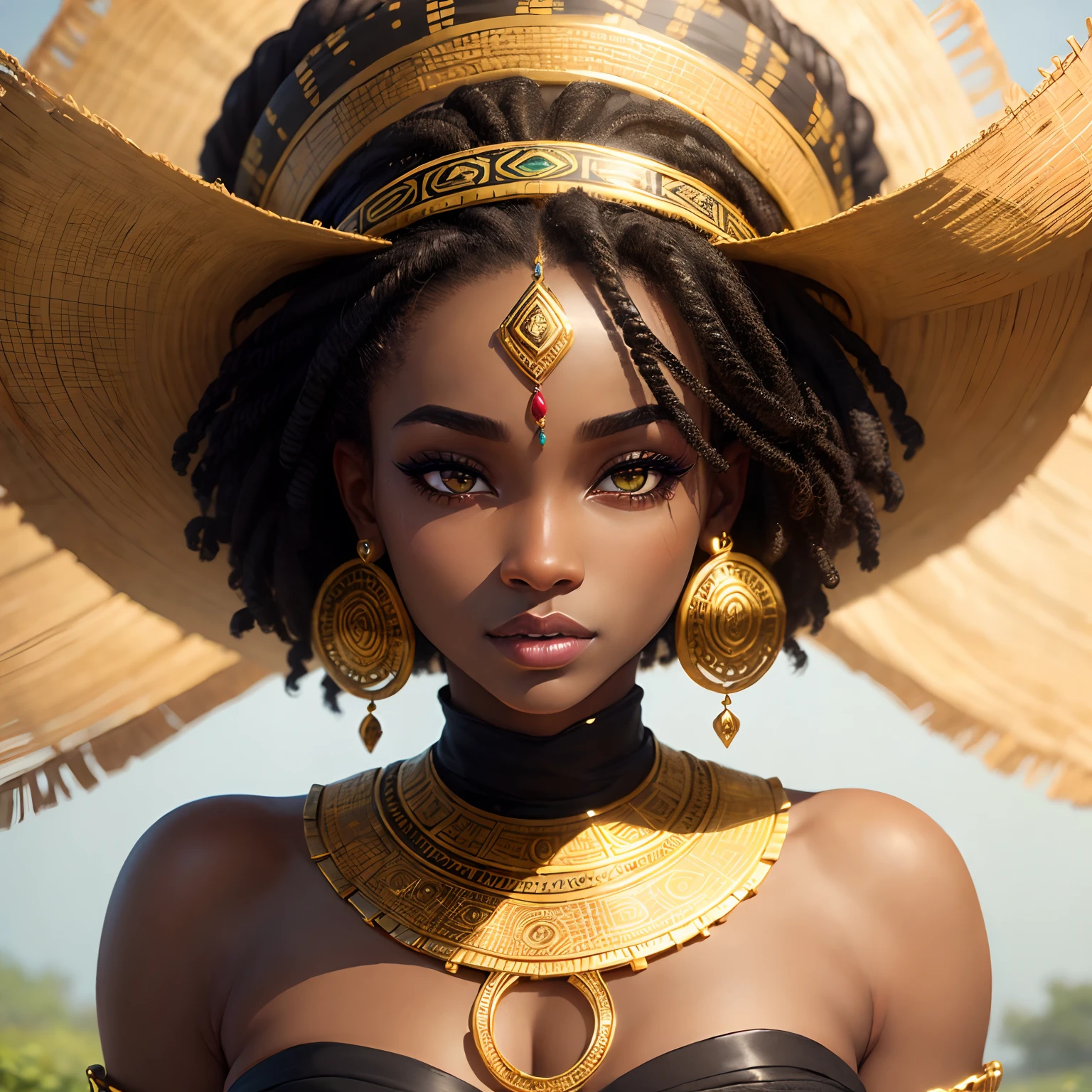 girl,teen, ancient african warrior, weapons, warrior facepaint and bodypaint, accesories, exposed breasts, small breasts, naked breasts, topless, vibrant appearance, creative behavior, imaginative, sensual, spontaneous, highest quality, skin texture, intricate details, (cinematic lighting), RAW photo, 8k