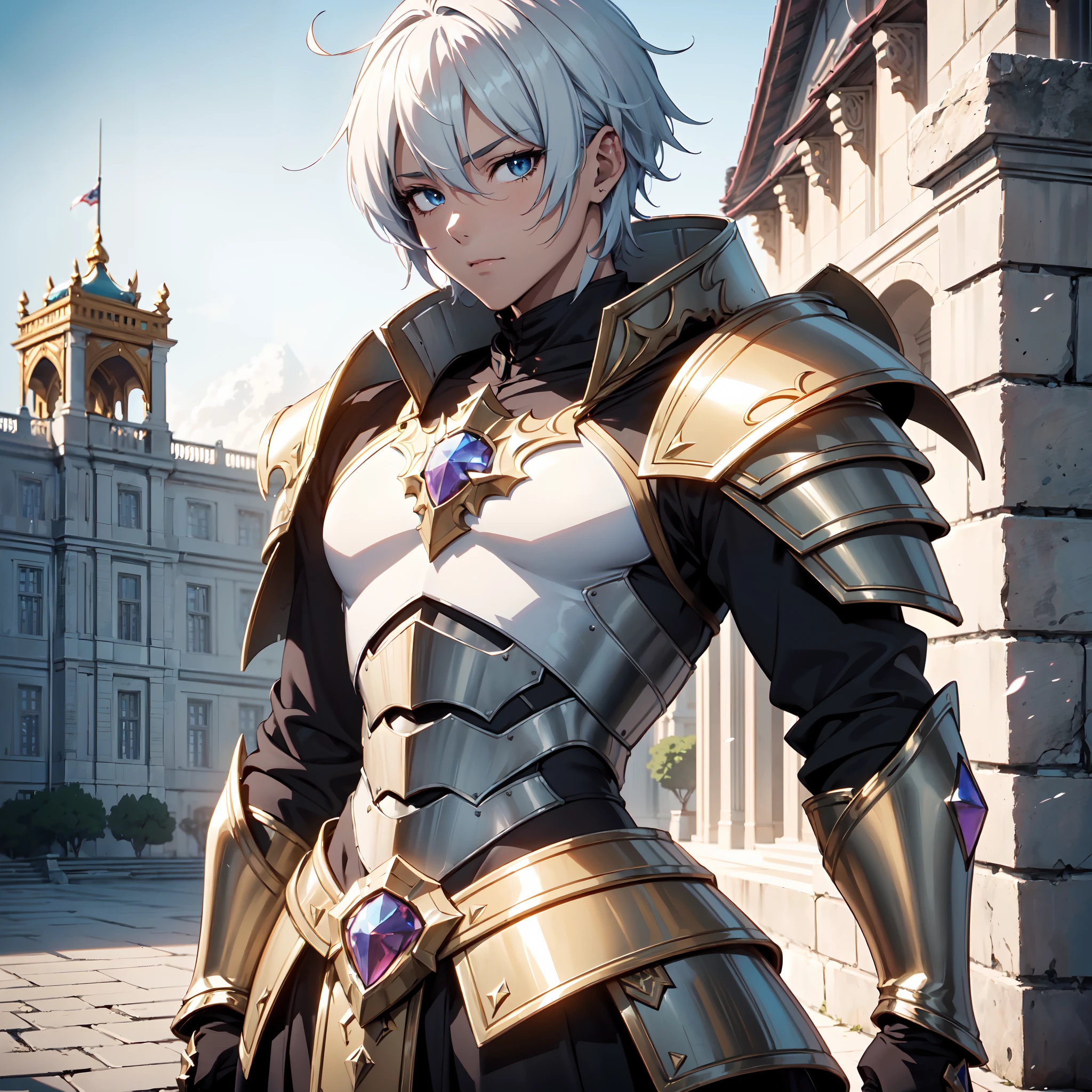128K Ultra High Definition,
128K Ultra High Quality,
128K Ultra High Resolution,
Best Definition,
Best Quality,
Best Resolution,
Perfectly Detailed,
Perfectly Designed,
Extremely Detailed,
Extremely Designed,
Hyper Detailed,
Hyper Definition,
Hyper Quality,
Hyper Resolution,
Masterpiece,
(((Anime))),
Body Shot,
(((Boy))),
Handsome,
Muscular Body,
Short Hair,
(((Hyper Detailed Armor Plates))),
(((Hyper Detailed Baron Armor))),
(((Fantasy Inside Royal Palace Background Scenery))),