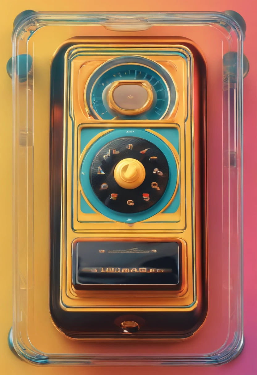 A toy phone that combines the nostalgia of a classic toy with the excitement of futuristic technology, complete with a built-in music player that plays otherworldly tunes.