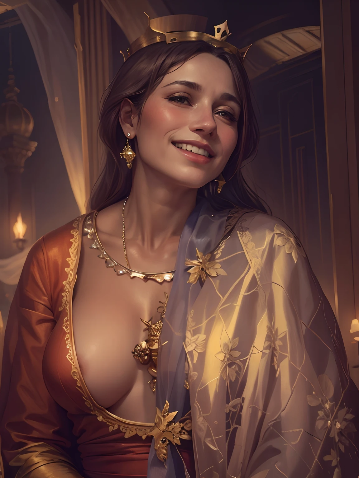 Queen with crown