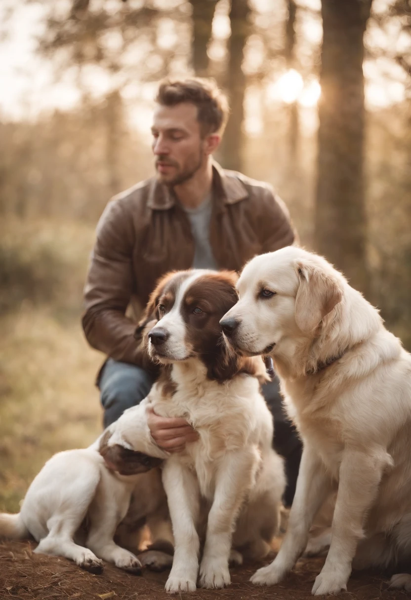 Lee asher and his dogs