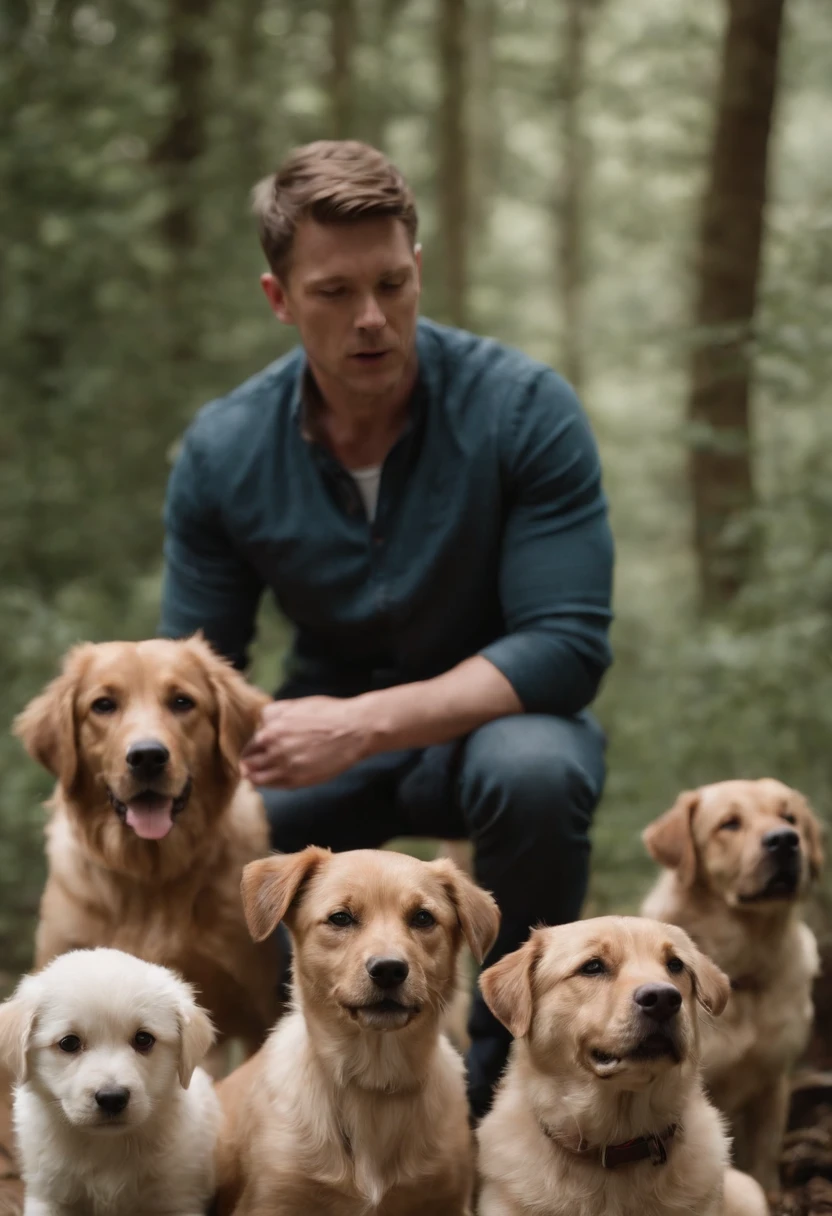 Lee asher and his dogs