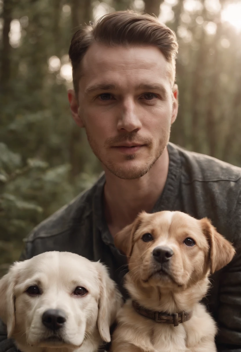Lee asher and his dogs