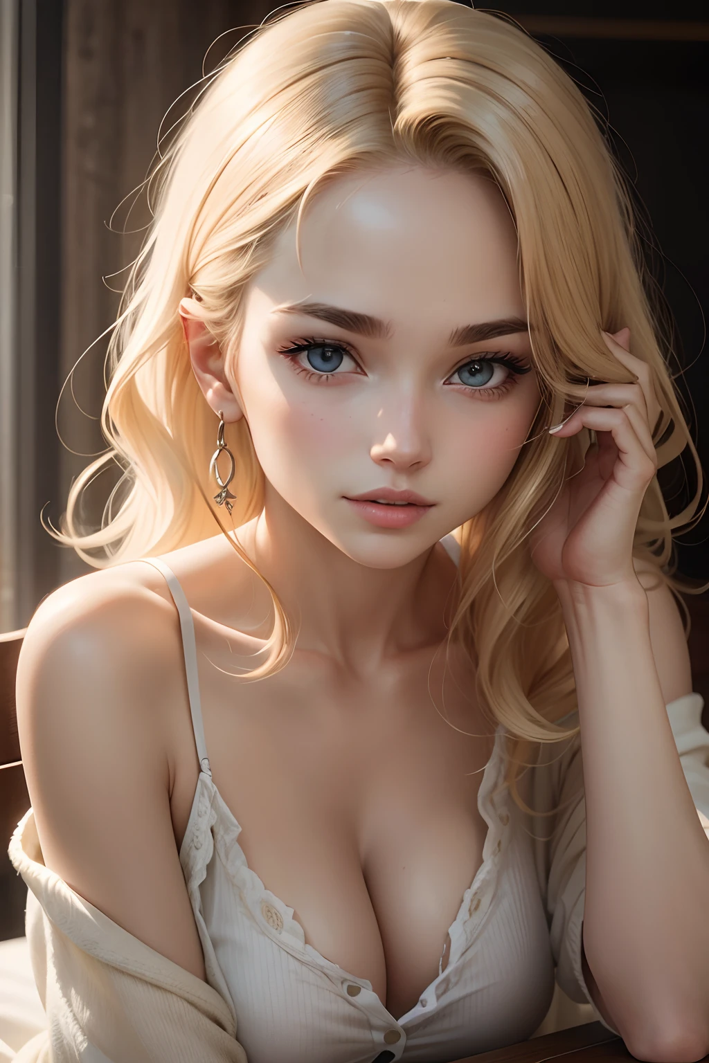 realistic photo, a realistic photo of  18yo girl wearing a bikini, blonde hair, beach,  (1girl), (extremely detailed CG unity 8k wallpaper), photo of the most beautiful artwork in the world, professional majestic (photography by Steve McCurry), 8k uhd, dslr, soft lighting, high quality, film grain, Fujifilm XT3 sharp focus, f 5.6, High Detail, Sharp focus, dramatic, (looking at viewer:1.2), (detailed pupils:1.3), (natural light),