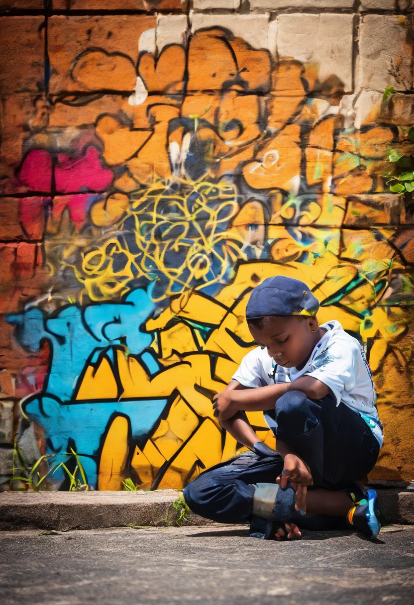 A photograph captured in a park on a bright sunny day, showcasing a young boy in a moment of heartfelt prayer. The image is crisp and detailed, with vibrant colors and a perfect balance of light and shadow. The composition highlights the boy's innocent expression and the beautiful surroundings of the park. The photograph exudes a sense of faith, hope, and the power of prayer.