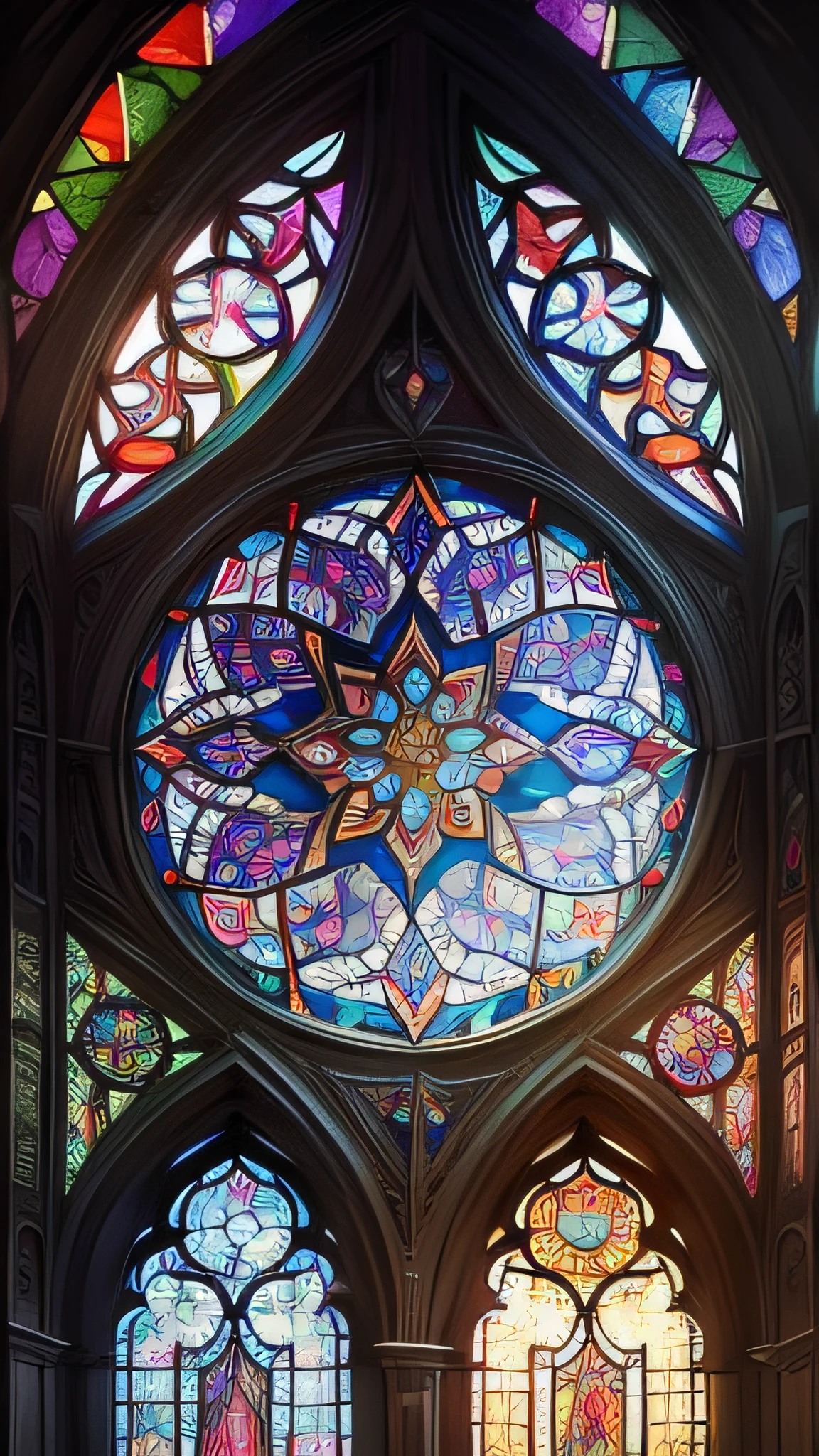 stained glass art , mosaic-stained glass art, stained-glass illustration, close up, portrait, concept art, (best quality, masterpiece, ultra-detailed, centered, extremely fine and aesthetically beautiful, super fine illustration), centered, epic composition, epic proportions, intricate, fractal art, zentangle, hyper maximalism,
