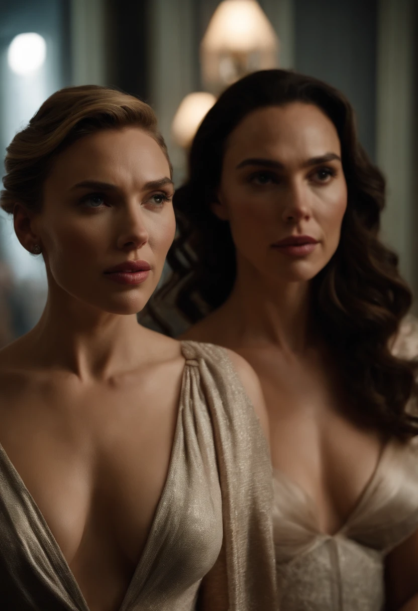 Scarlett Johansson and Gal Gadot naked big tits