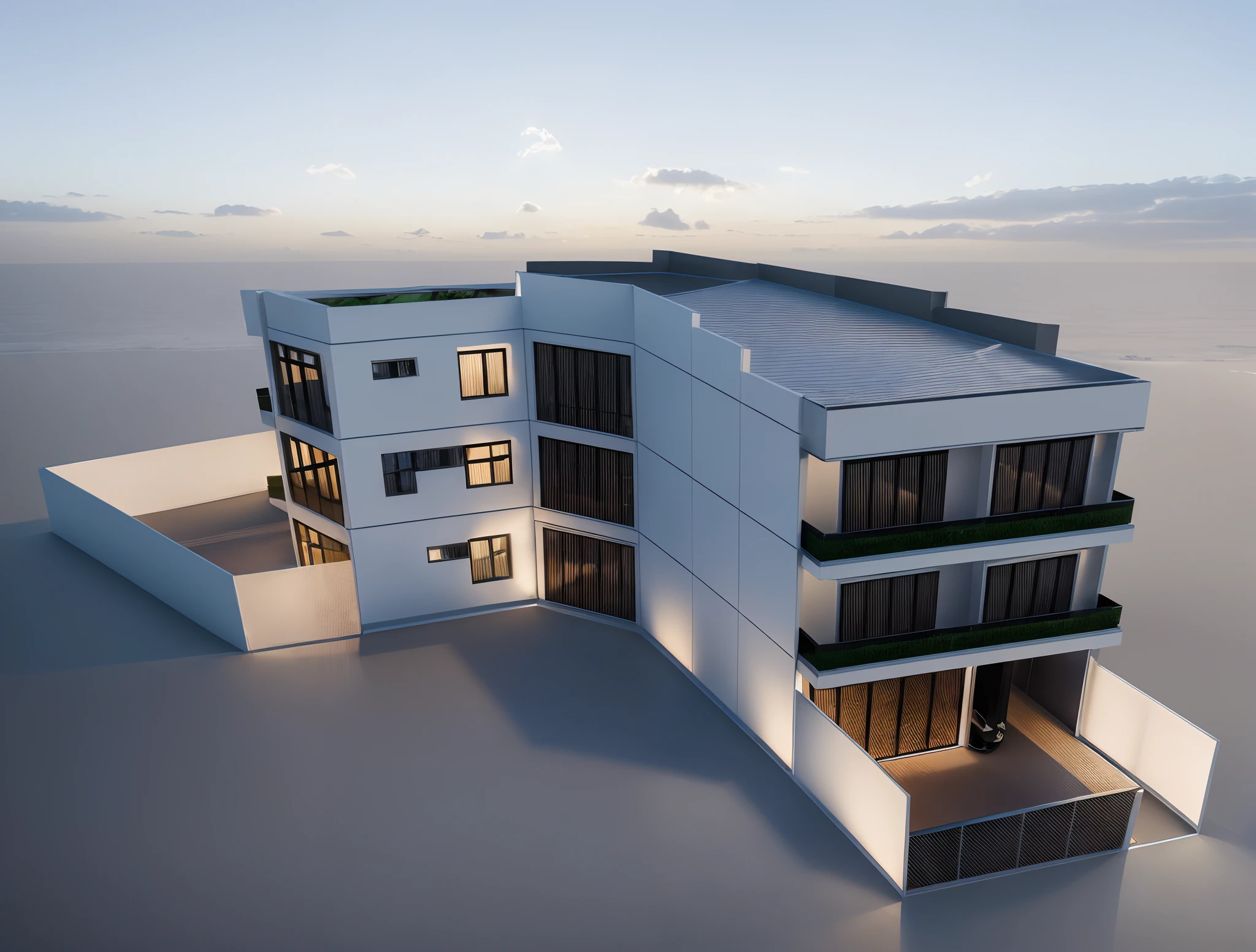 (RAW photo, real, best quality, masterpiece:1.2), (hyper realistic, photo-realistic:1.2), high quality, (daylight:1.2), perfect lighting, sunset shimering inviroment render, hyper detail, DAYLIGHT:1.4
morden house, ((morden minimalist house:1.3))), steel modern gate, dynamicneon light,