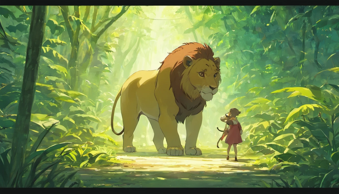 backgrounf scene, jungle baby scenarium with animals, scenarium with lion, scenarium with monkey, scenarium with giraffe