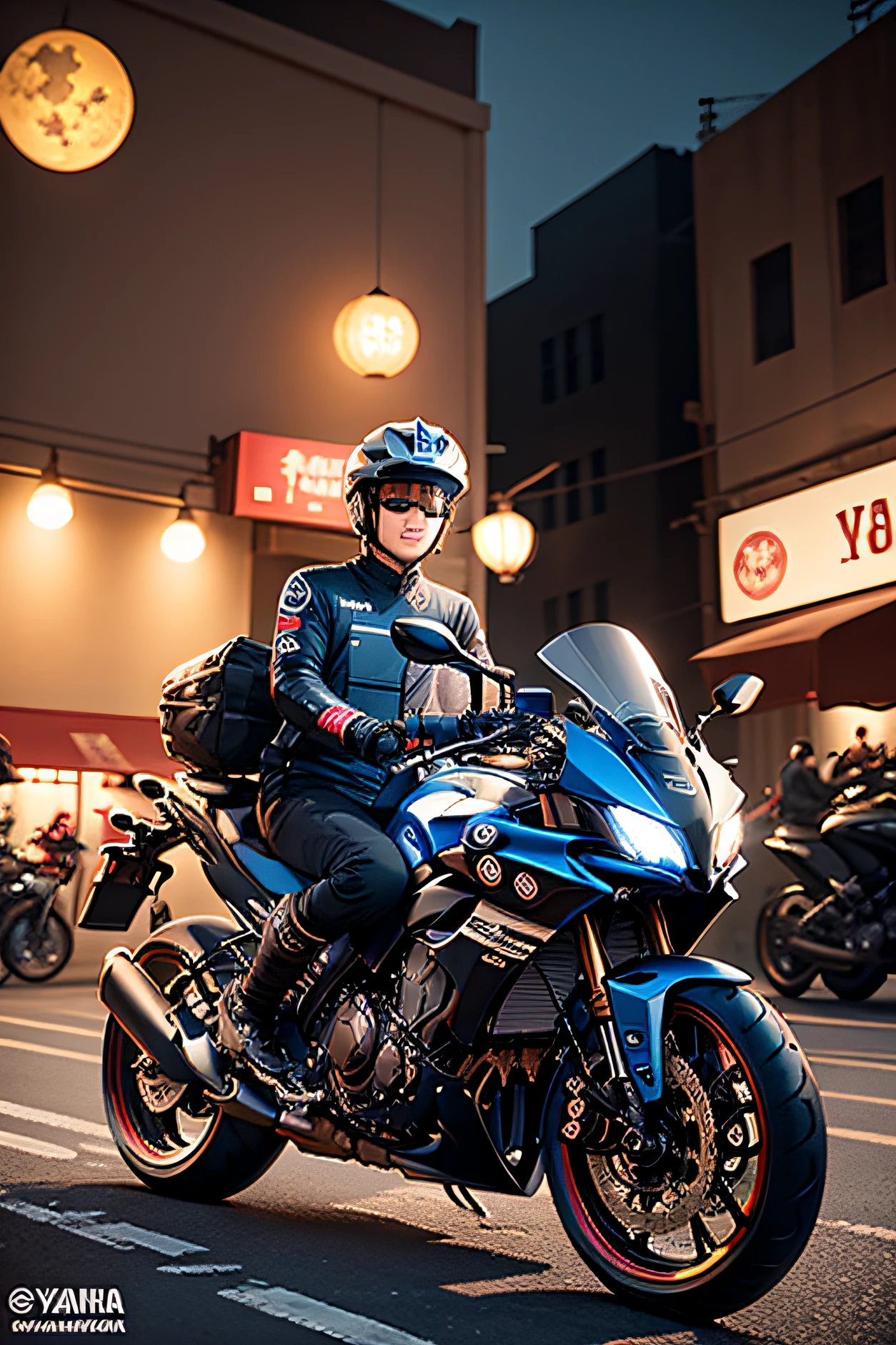 Yamaha bike shop celebrates Vietnam's mid-autumn festival